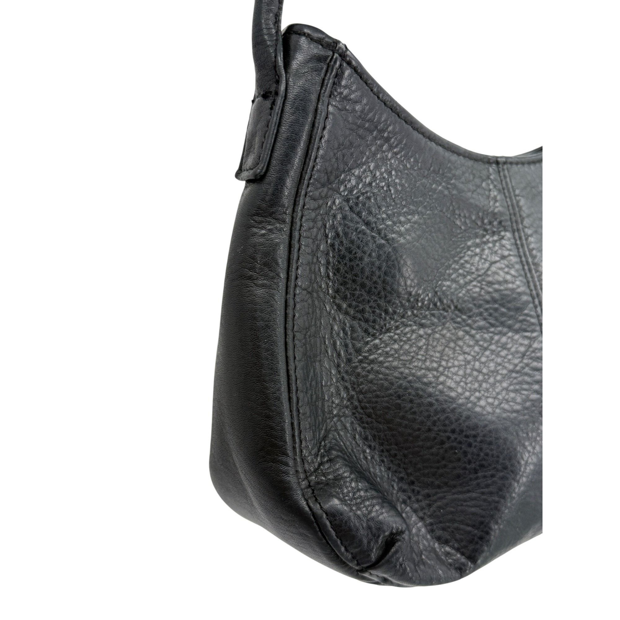 Fossil Vintage Fossil Black Leather Crossbody Bag With Key Charm Size ONE SIZE - 8 Thumbnail