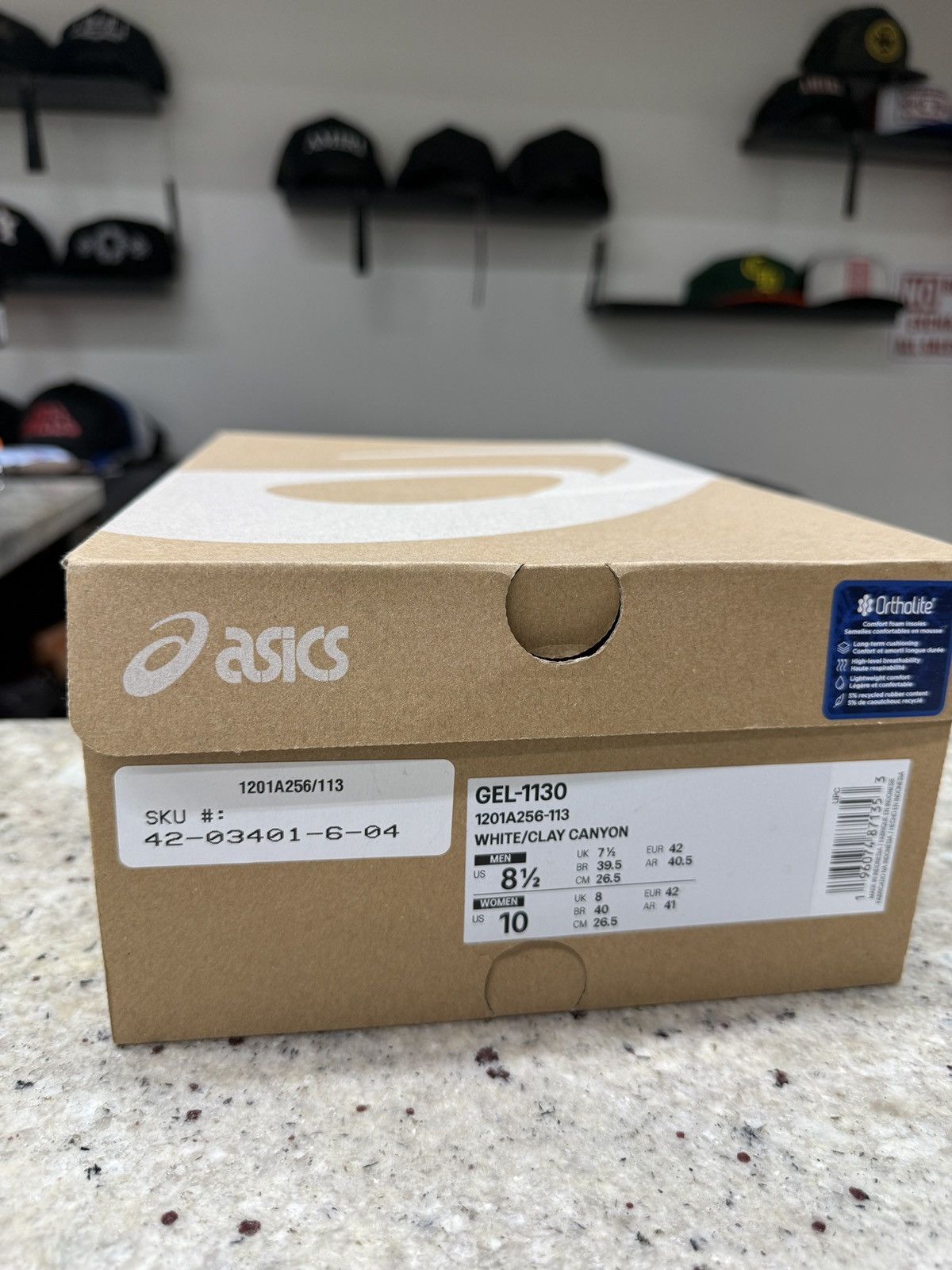 Asics ASIC White/Clay Brown 1130s Size US 8.5 / EU 41-42 - 6 Thumbnail
