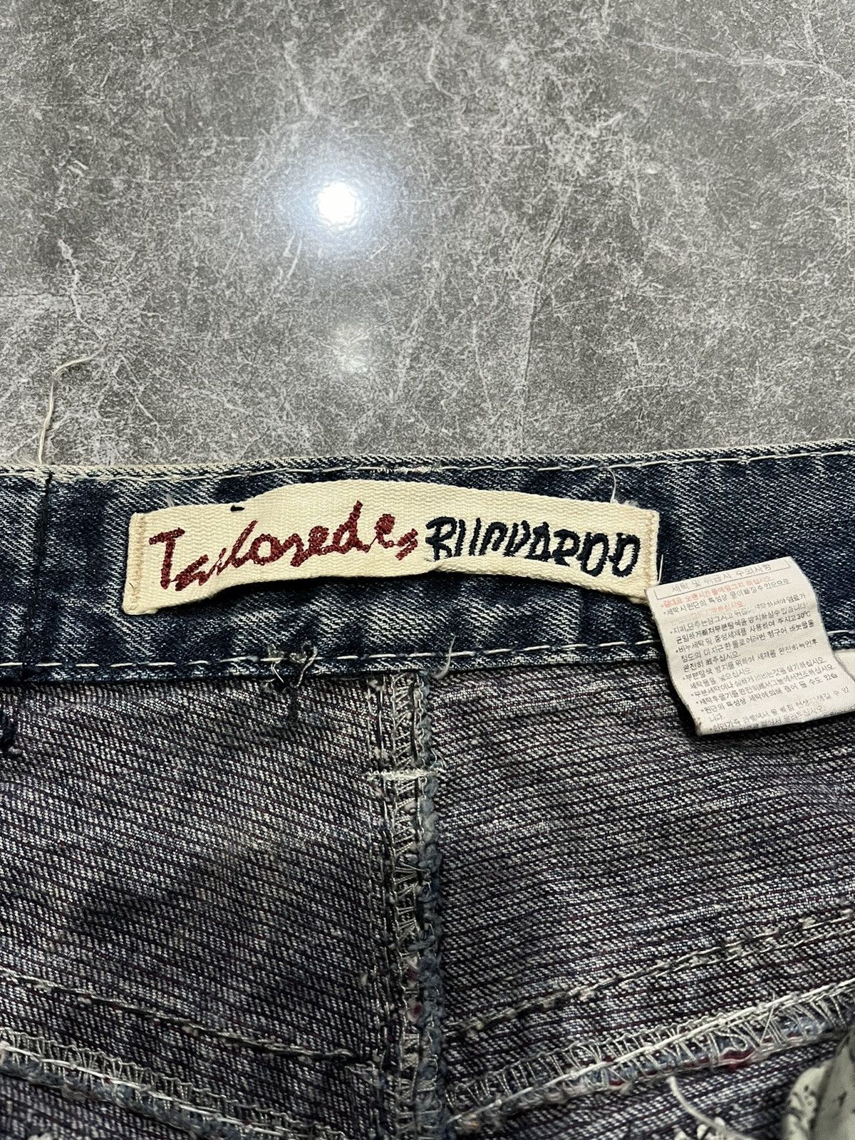If Six Was Nine × Japanese Brand Buckaroo Distress Jeans Size US 31 - 7 Thumbnail