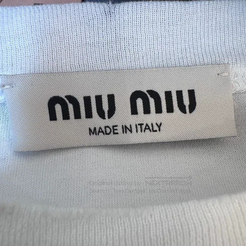 Miu Miu Miu Miu Size XS Black logo printed T-shirt Size XS / US 0-2 / IT 36-38 - 3 Thumbnail