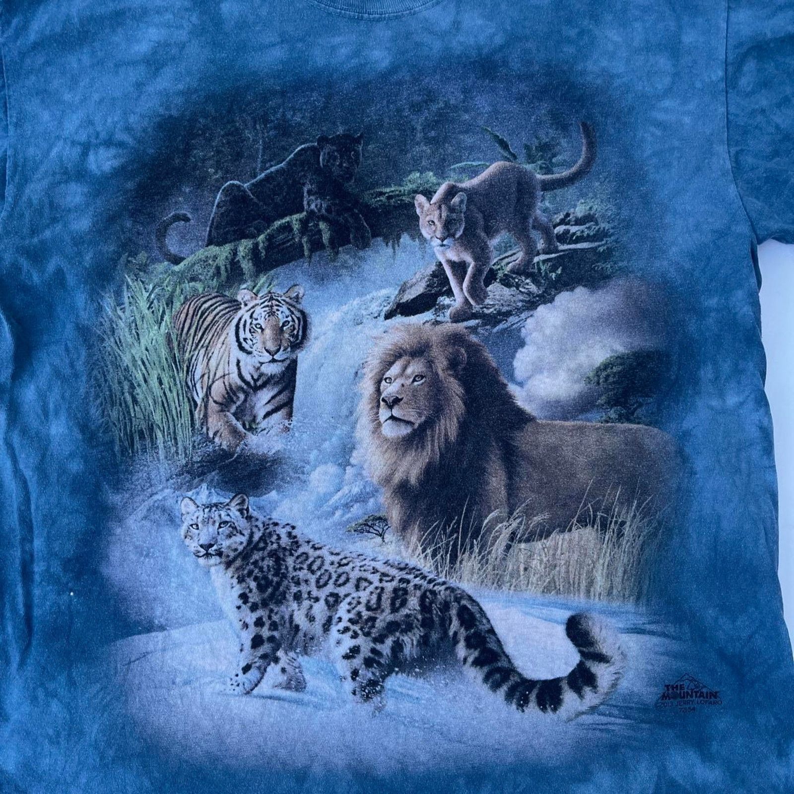The Mountain The Mountain Animal Kingdom Nature Blue Tie-Dye Size Large Size US L / EU 52-54 / 3 - 2 Thumbnail