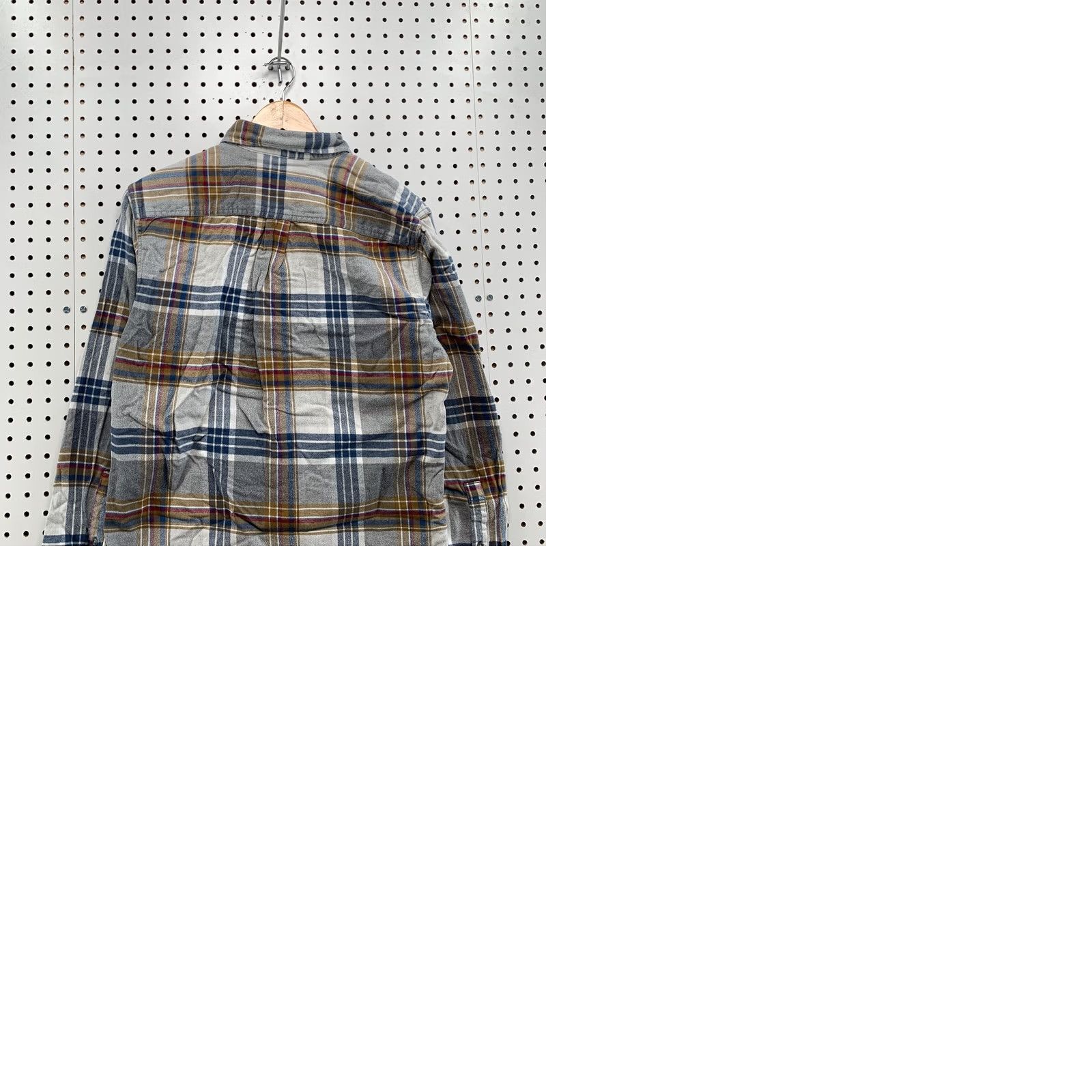 Eddie Bauer Eddie Bauer Shirt Mens S Gray Button Down Flannel Men Blue 20x27 Long Sleeve Size US S / EU 44-46 / 1 - 9 Thumbnail