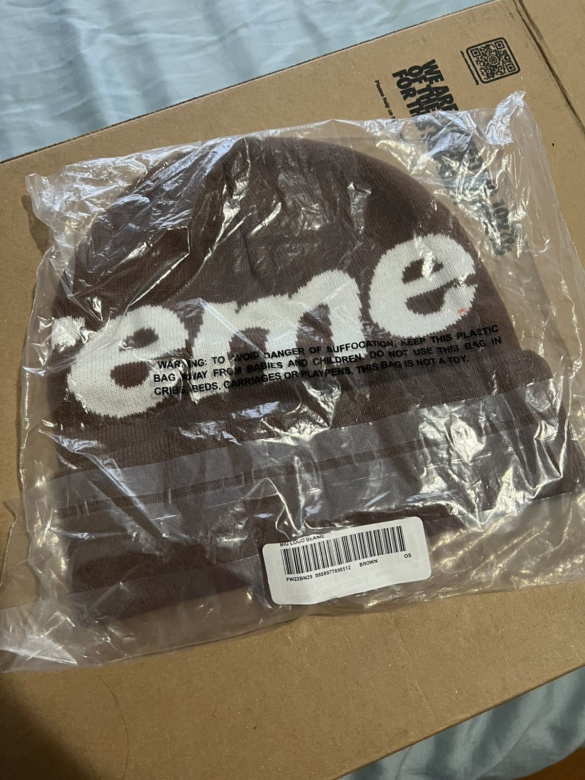 Supreme Supreme FW22 big logo beanie Size ONE SIZE - 6 Thumbnail