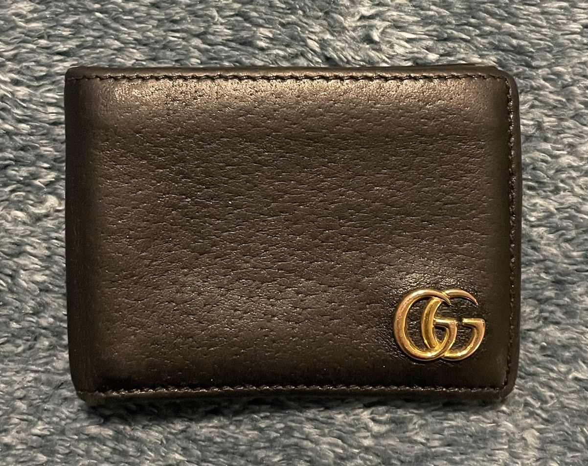 Gucci GG Marmont Leather Bi-Fold Wallet Size ONE SIZE - 1 Thumbnail