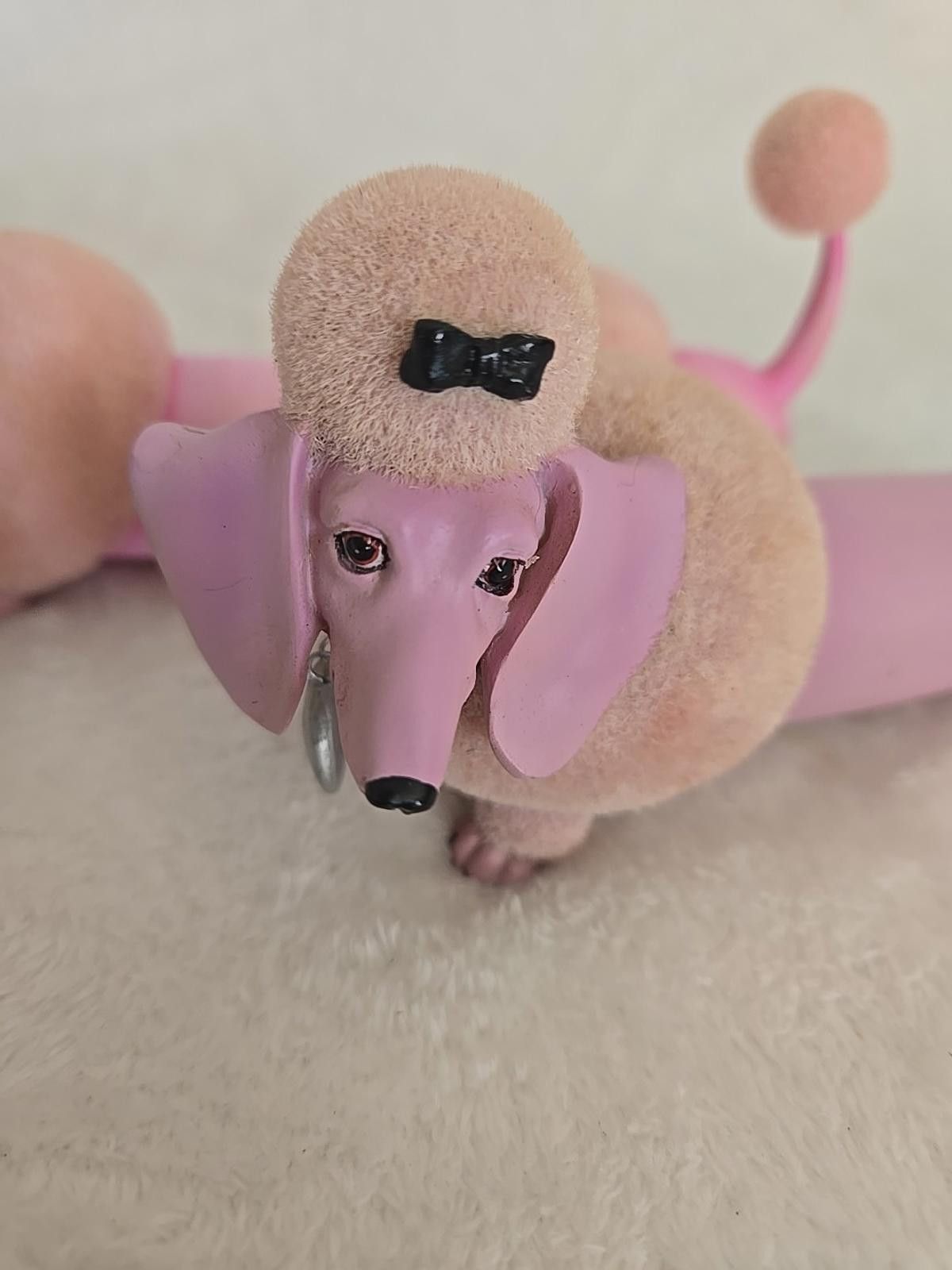 Other Westland Hot Diggity Dog 2005 Pink Link Poodles Dachshund Size ONE SIZE - 8 Thumbnail
