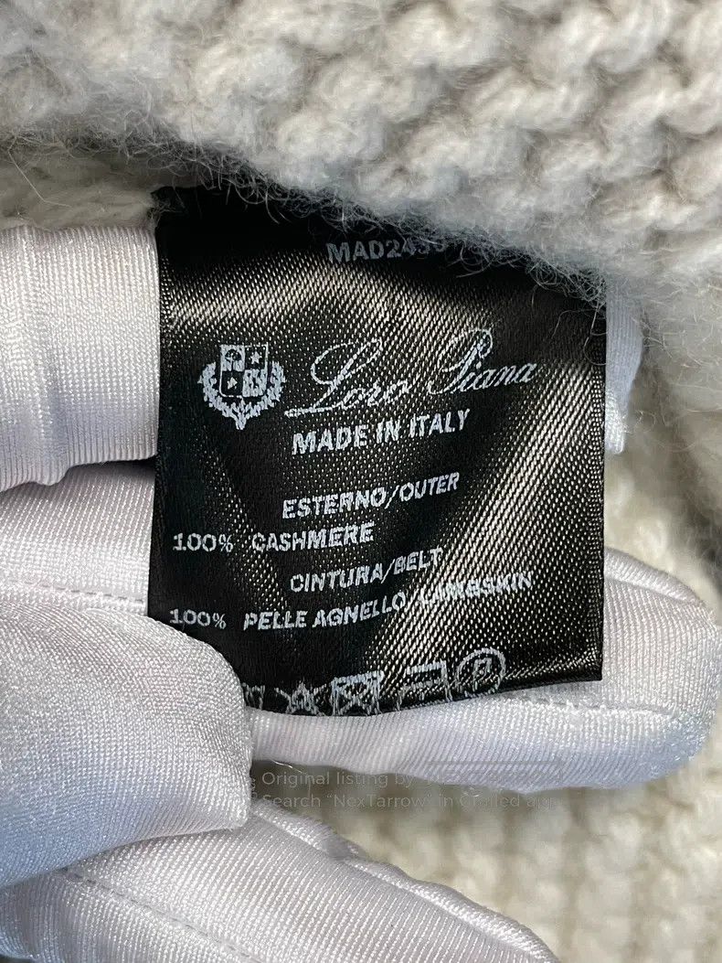Loro Piana Striped Cashmere Long Cardigan