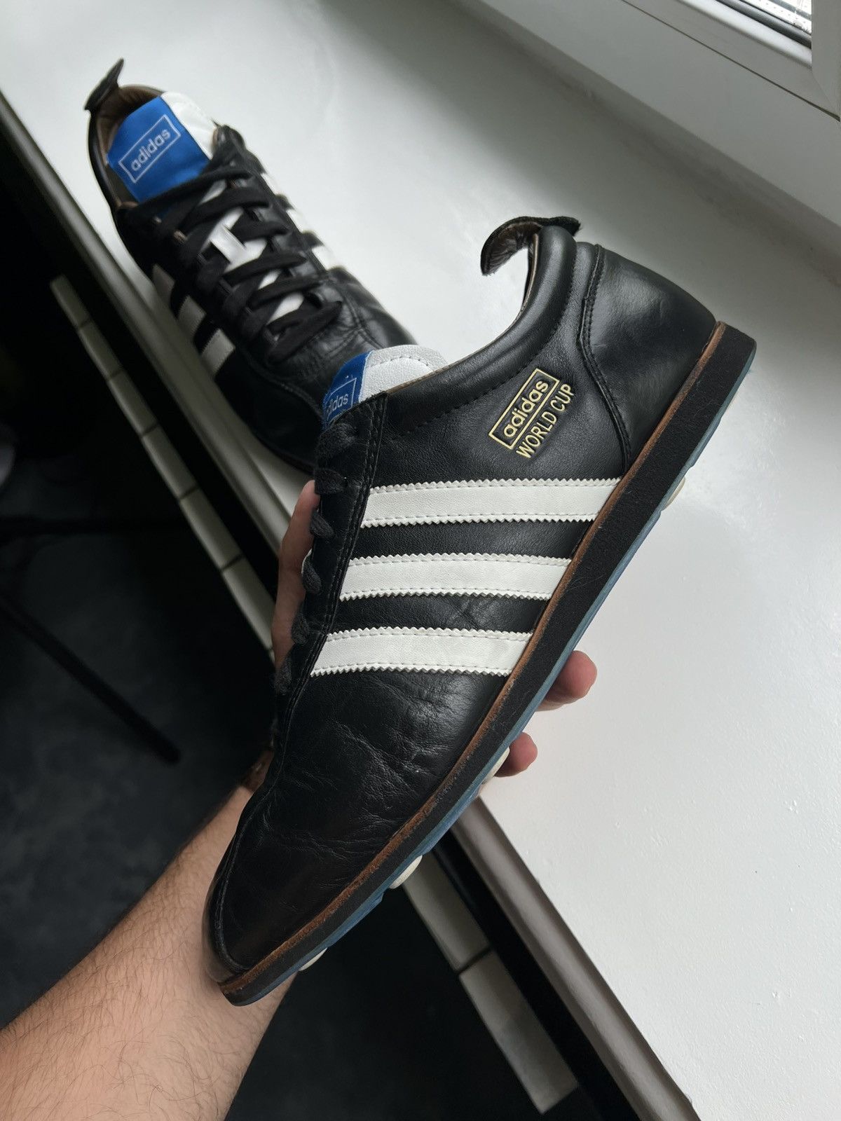 Other Adidas Mundial Goal Indoor Soccer Shoes US 11.5 Leather– Y2K Size US 11.5 / EU 44-45 - 12 Thumbnail