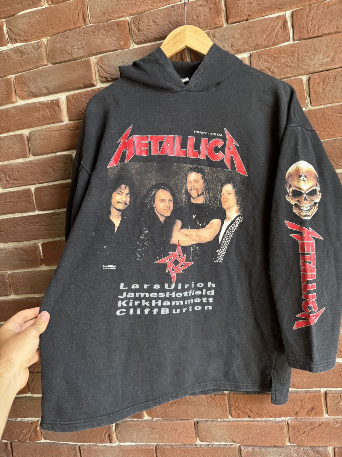 Band Tees Vintage 90s Metallica Kill Em All Heavy Metal Band Hoodie S Size US S / EU 44-46 / 1 - 5 Thumbnail