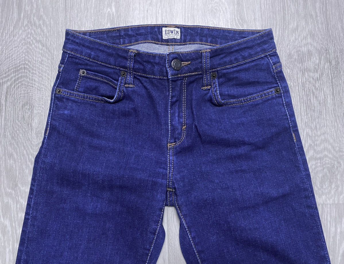 Edwin Womens Edwin Sally Pant Navy Jeans Denim Japanese Streetwear Size 27" / US 4 / IT 40 - 11 Thumbnail