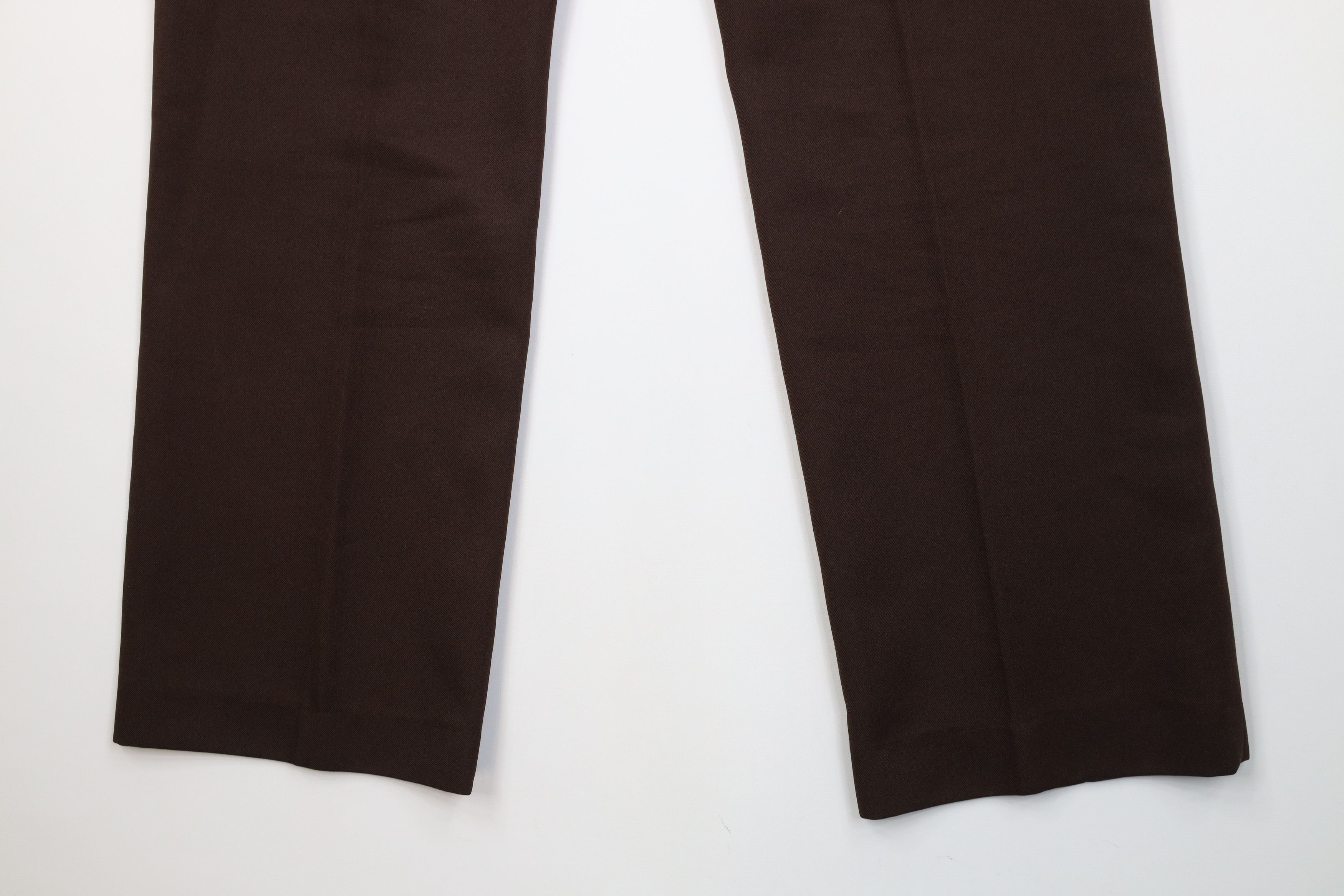 Vintage Vintage 70s Streetwear Flared Wide Leg Chino Pants Brown USA Size US 36 / EU 52 - 13 Thumbnail