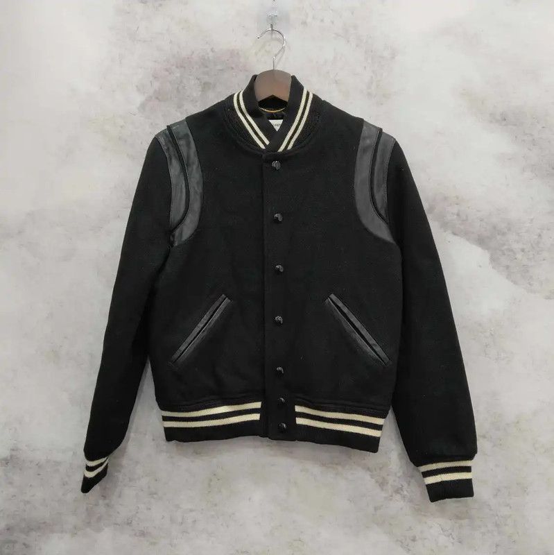 Yves Saint Laurent YSL Black Wool Women's Jacket 0089 Size M / US 6-8 / IT 42-44 - 1 Thumbnail