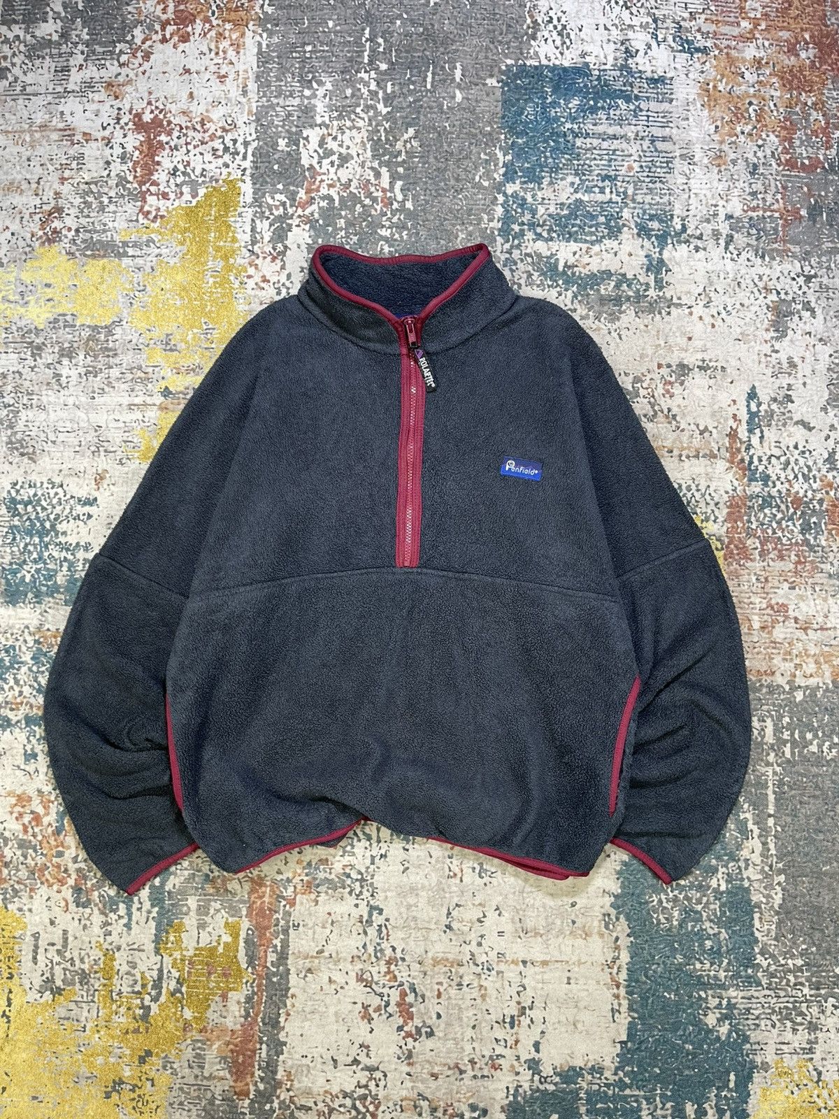 Penfield Vtg 90s Penfield Polartec Half-Zip Fleece Pullover Size US M / EU 48-50 / 2 - 1 Thumbnail