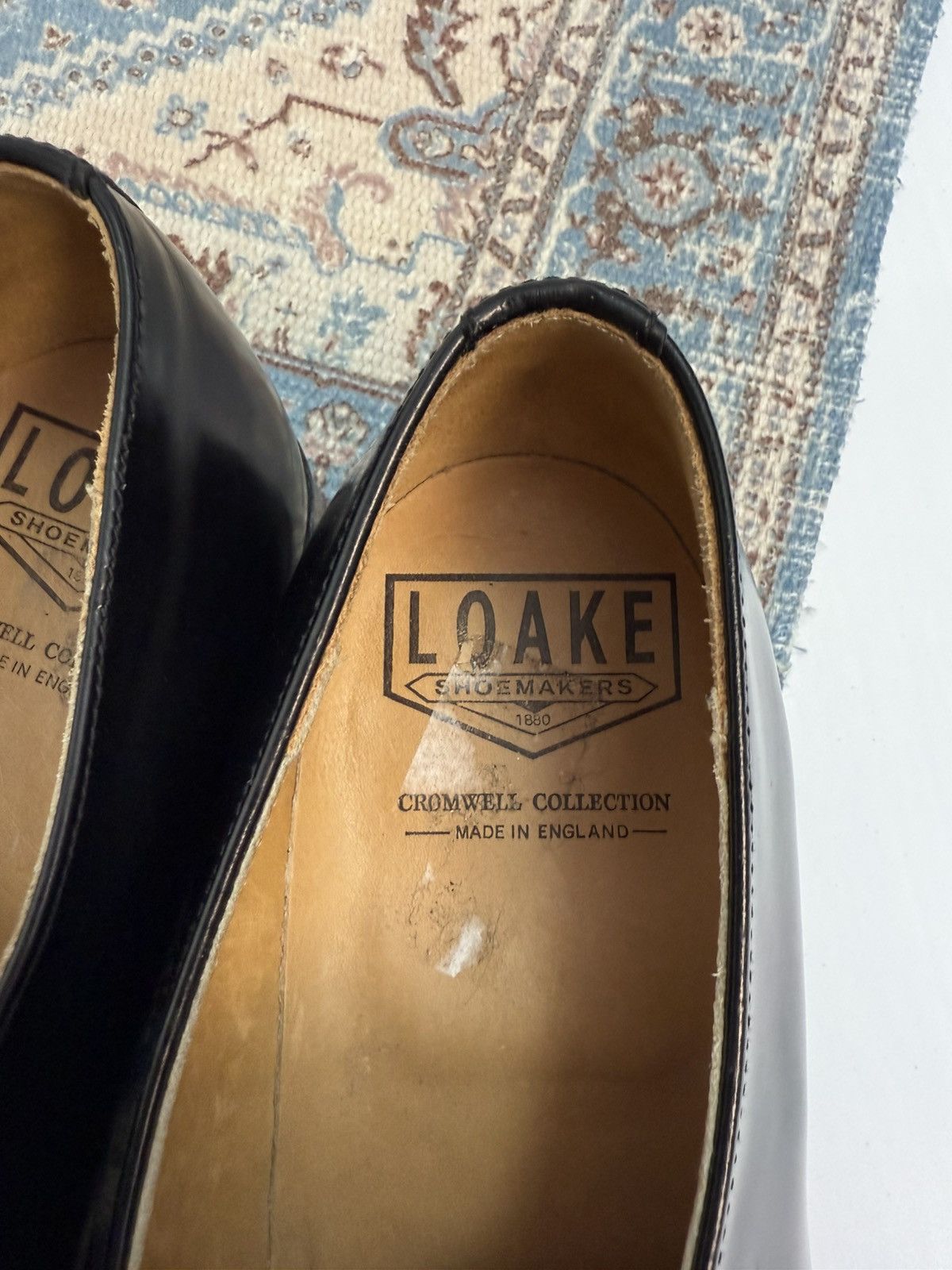 Loake Loake Cromwell Black Leather Loafers Size US 11 / EU 44 - 10 Thumbnail