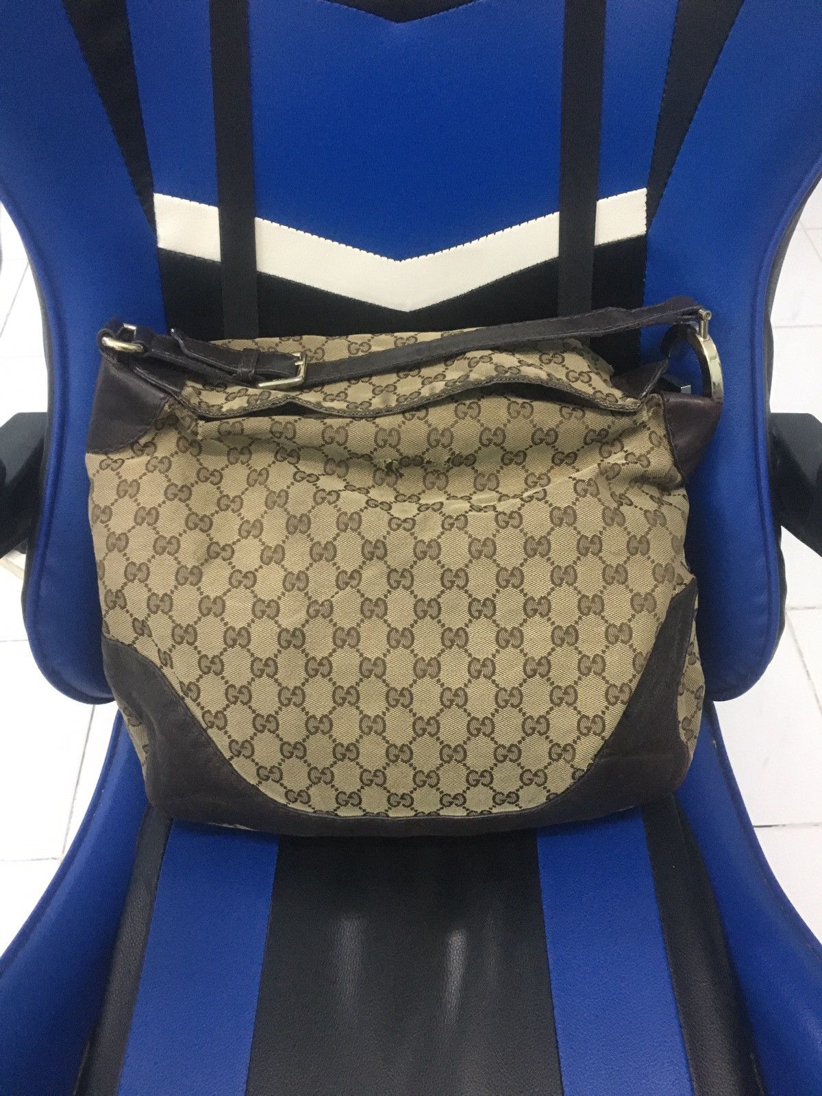 Gucci Gucci Monogram Charlotte Hobo Bag Size ONE SIZE - 5 Thumbnail