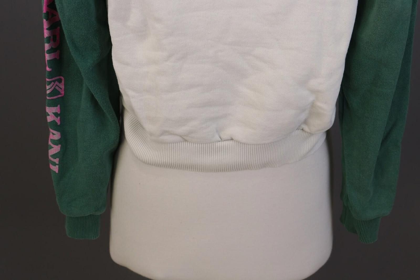 Karl Kani Karl Kani White Hooded Cropped Sweatshirt Sweater Size XS Size XS / US 0-2 / IT 36-38 - 10 Thumbnail