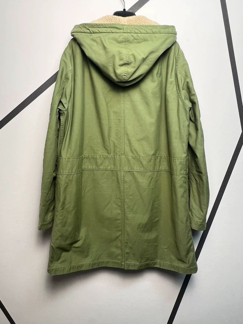 Saint Laurent Paris Saint Laurent Green Hooded Coat with Shearling-2507 Size US M / EU 48-50 / 2 - 7 Thumbnail