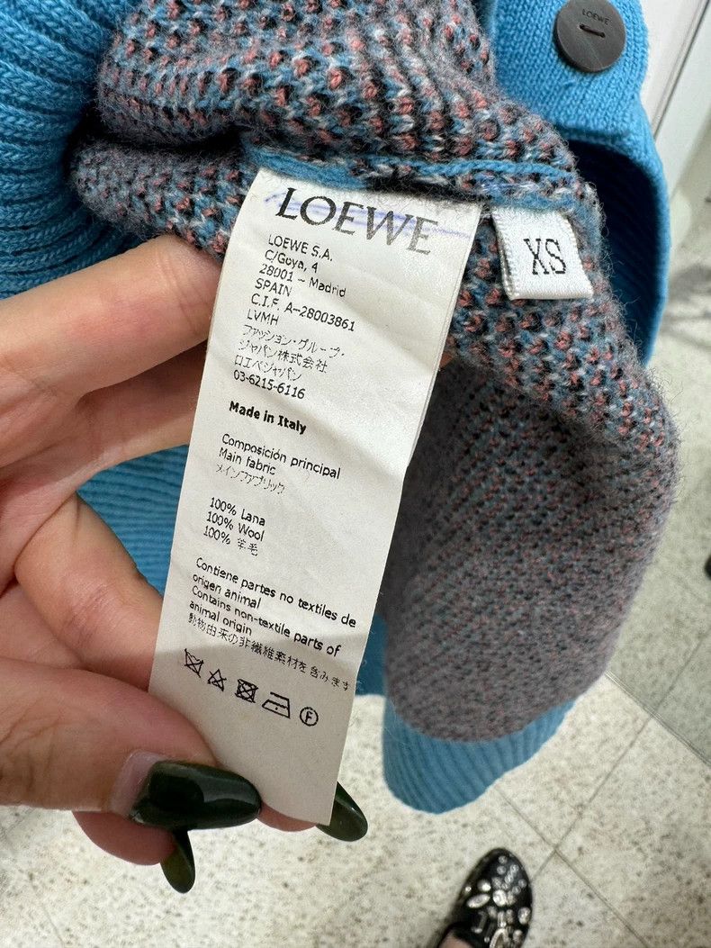 Loewe LOEWE A wool sweater cardigan Size XS / US 0-2 / IT 36-38 - 4 Thumbnail