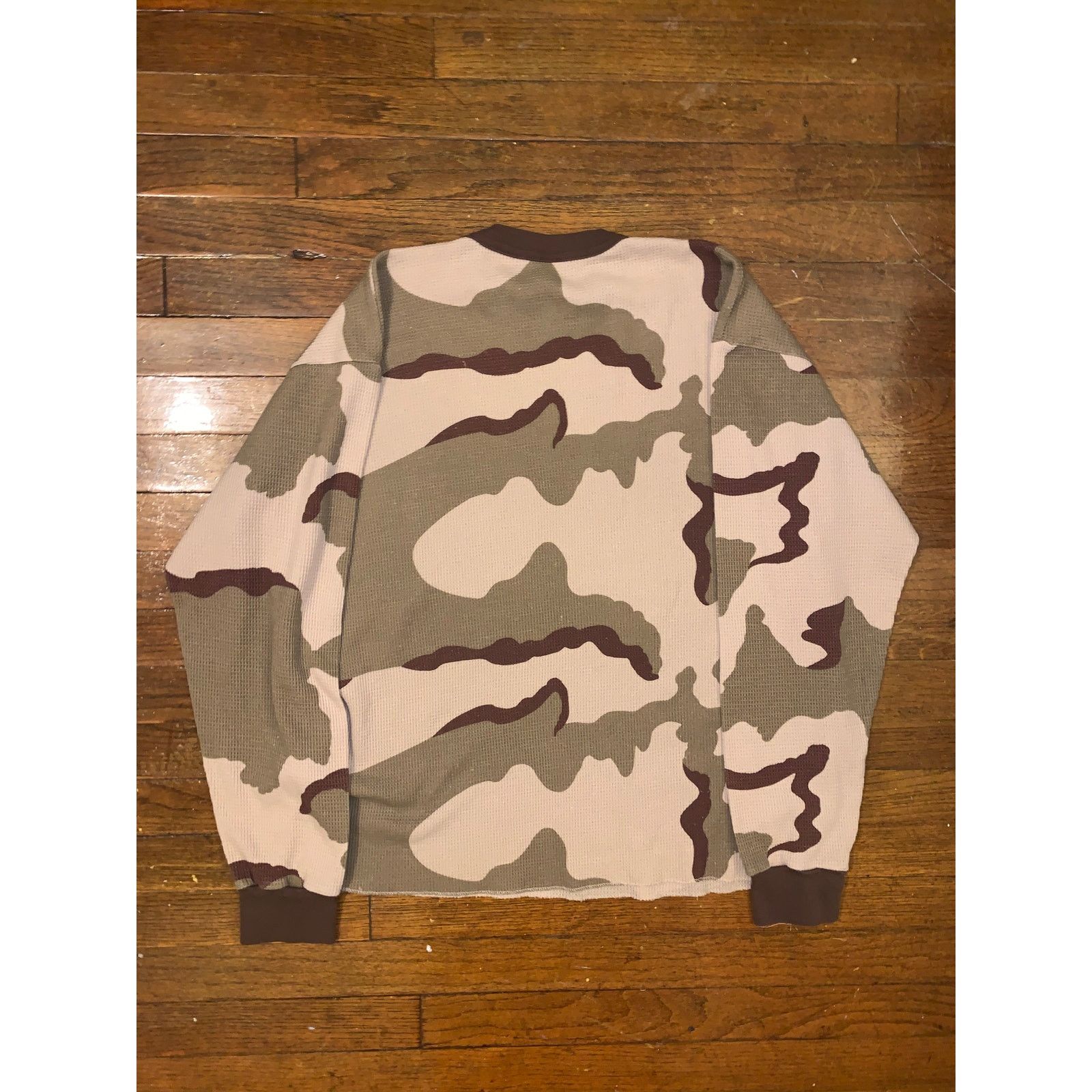 Rothco Beige Sand Camo Army Thermal Shirt Large XL Size US L / EU 52-54 / 3 - 7 Thumbnail