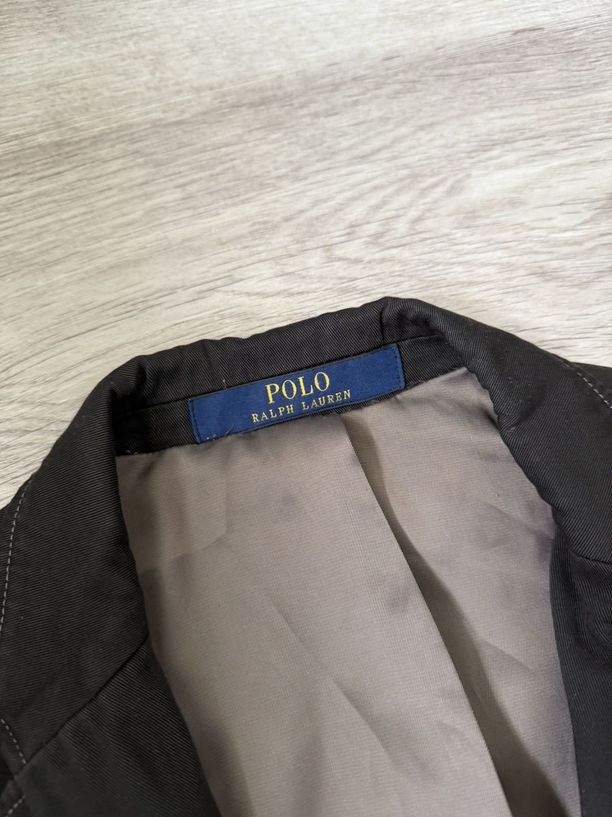 Polo Ralph Lauren Ralph Lauren Brown Blazer Made in Italy Cotton Jacket 42R Size 42R - 2 Thumbnail