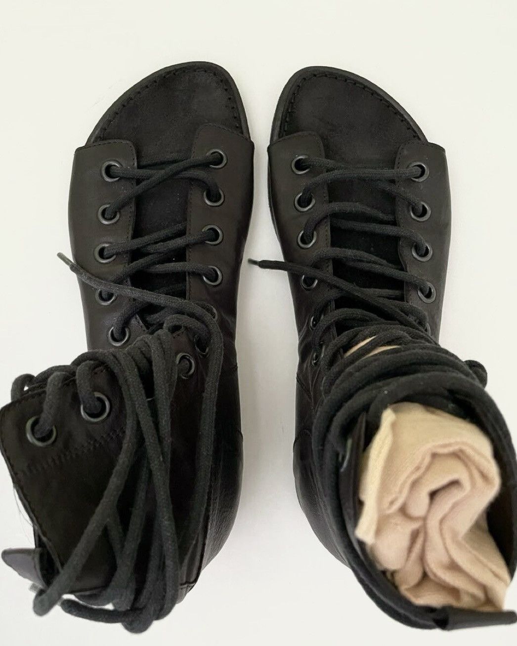 Ann Demeulemeester × Japanese Brand ann demeulemeester lace-up shoes Size US 7.5 / IT 37.5 - 1 Thumbnail