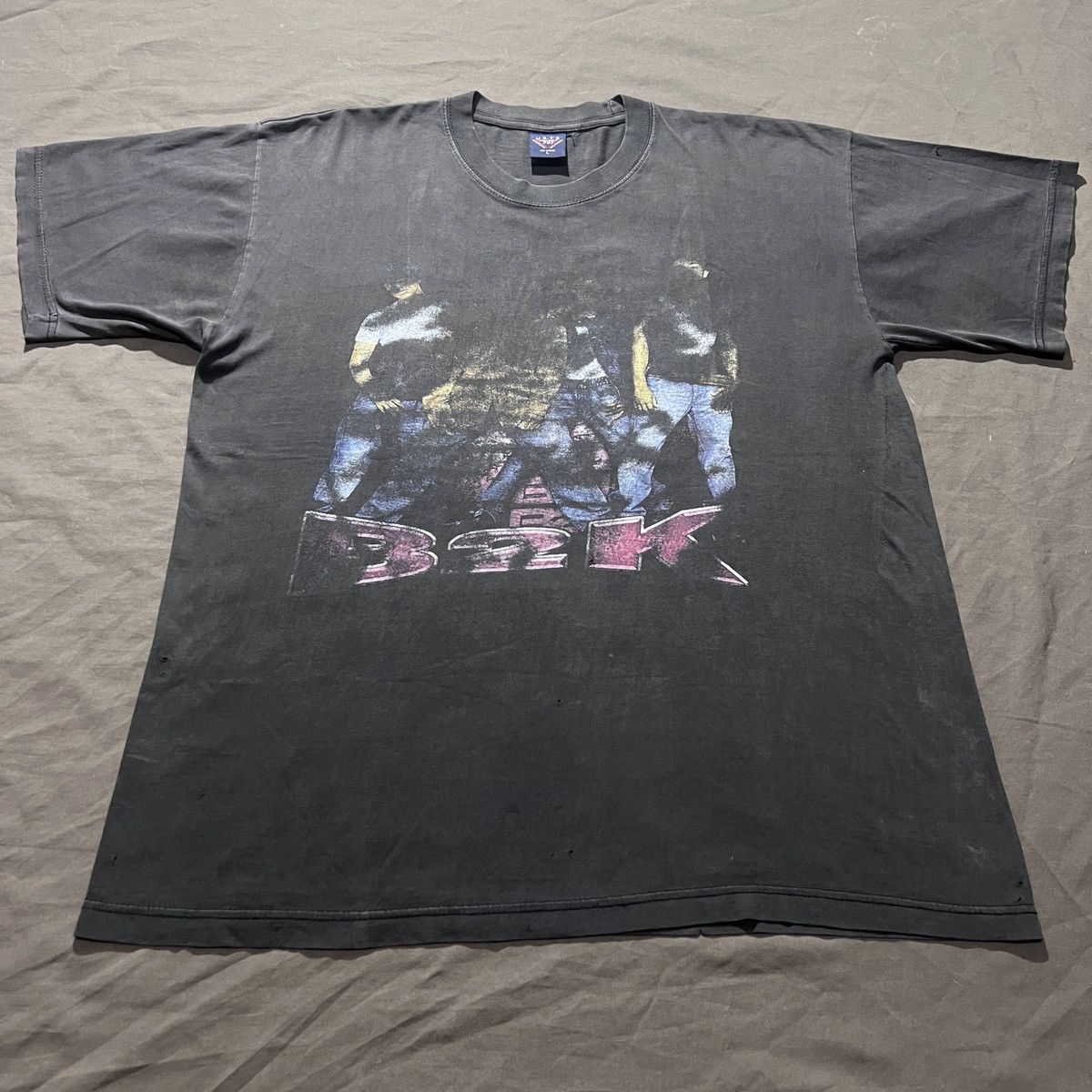 Rap Tees VINTAGE Y2K B2K SCREAM TOUR PROMO TEE FADED R&B HIPHOP Size US L / EU 52-54 / 3 - 13 Thumbnail
