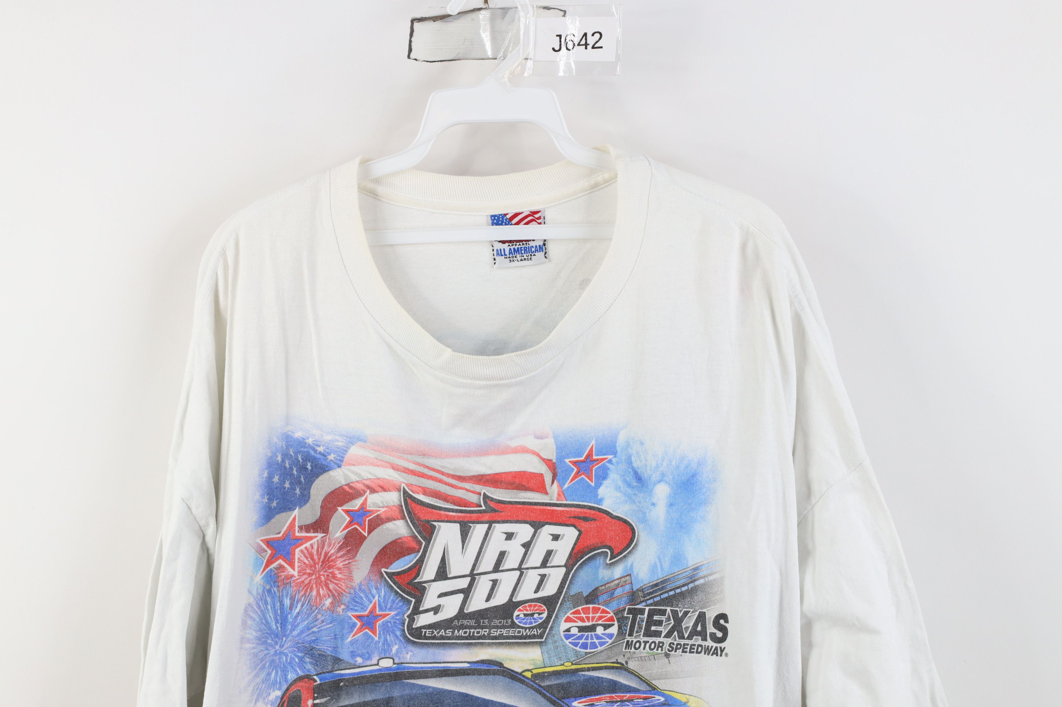Vintage Vintage Y2K NASCAR Motor Speedway Racing T-Shirt White USA Size US XXL / EU 58 / 5 - 2 Thumbnail