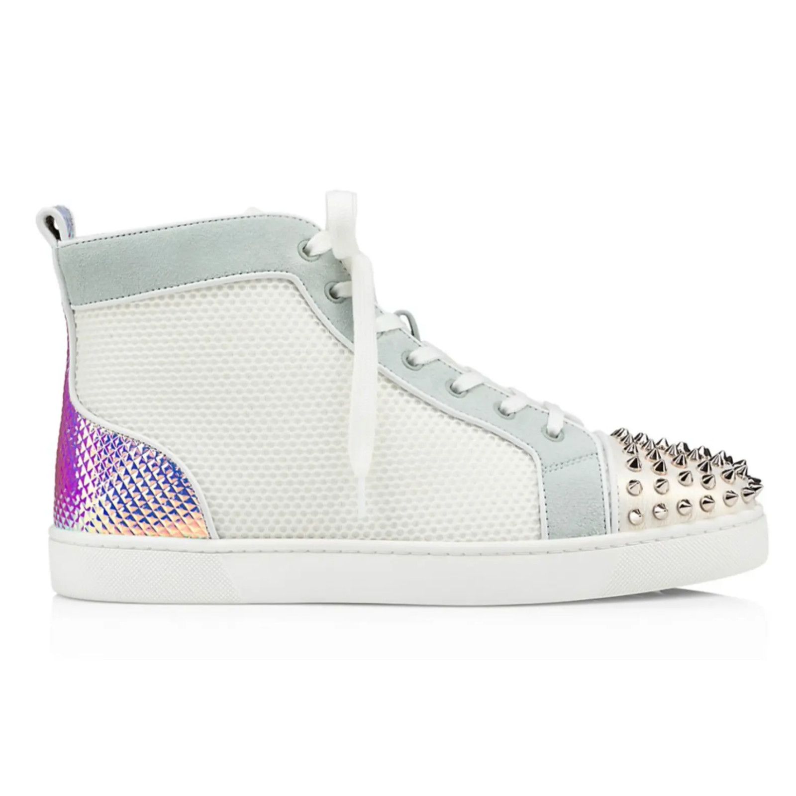 Christian Louboutin Christian Louboutin Lou Spikes Orlato Flat High Top Sneaker Size US 9.5 / EU 42-43 - 1 Thumbnail