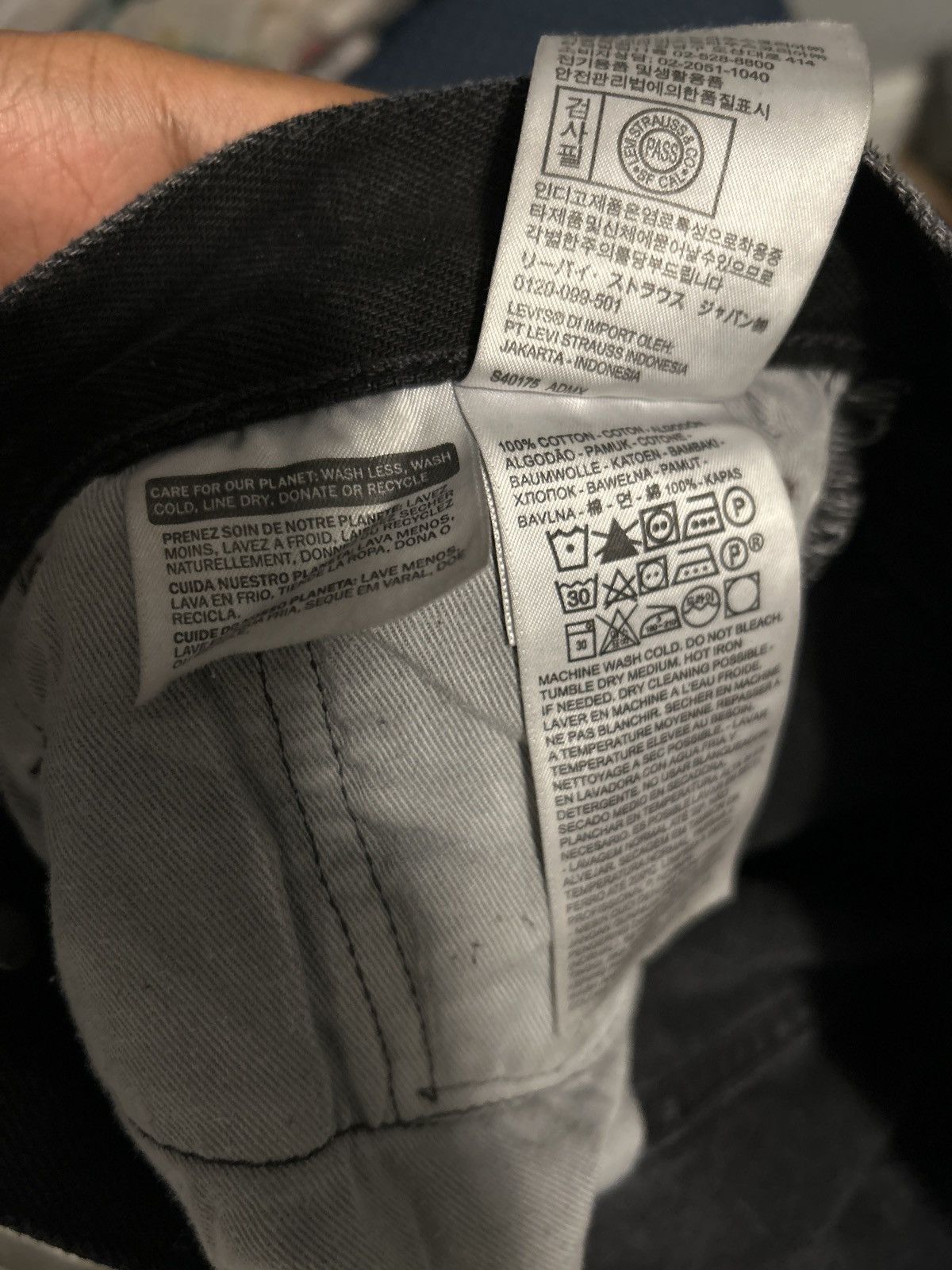 (B).Stroy × DENIM TEARS Denim Tears Bstroy levis jeans Size US 28 / EU 44 - 4 Thumbnail