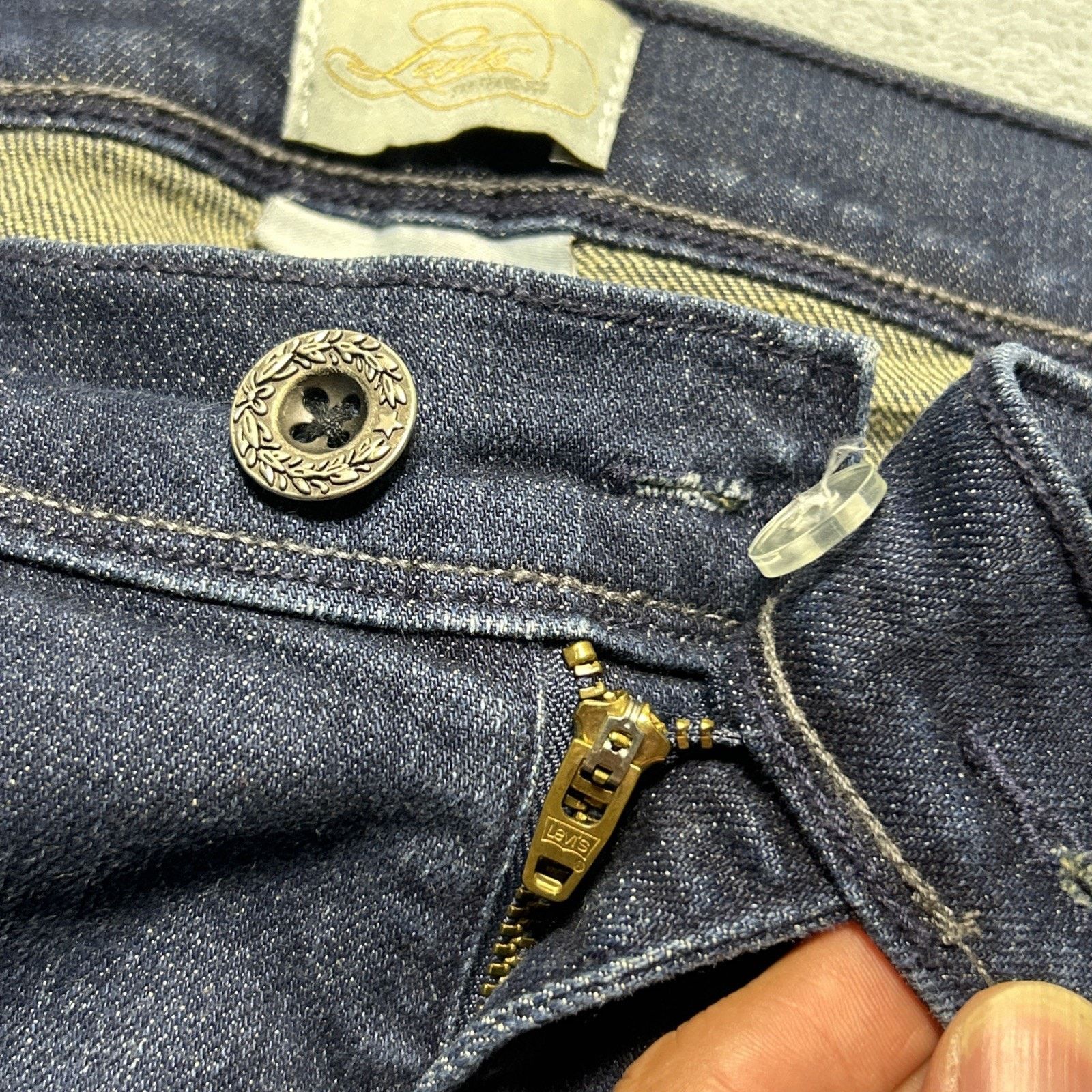 Levi's Levis Baggy Tapered Short Jhorts Women 10 32x15 Capri Button Size 32" / US 10 / IT 46 - 8 Thumbnail