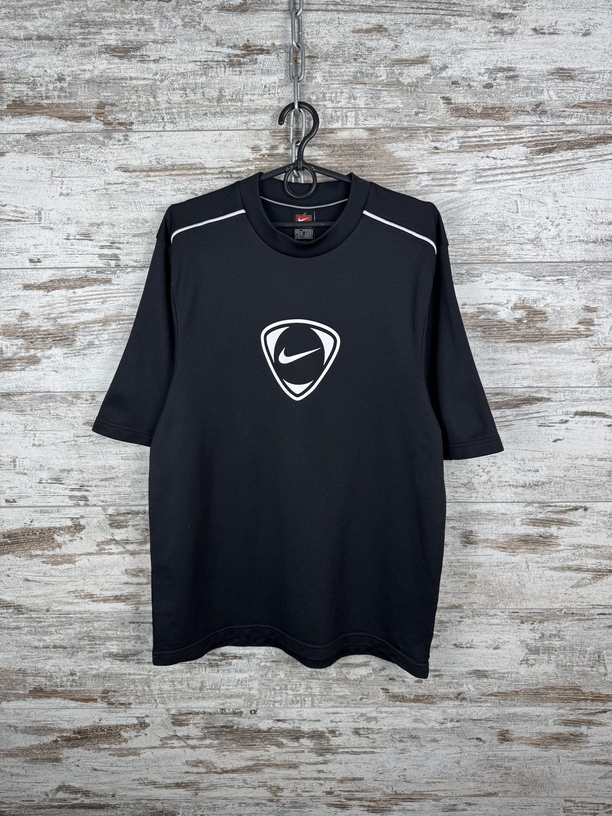 Nike Mens Vintage Nike Football Template Big Logo T-Shirt tee Size US L / EU 52-54 / 3 - 1 Thumbnail