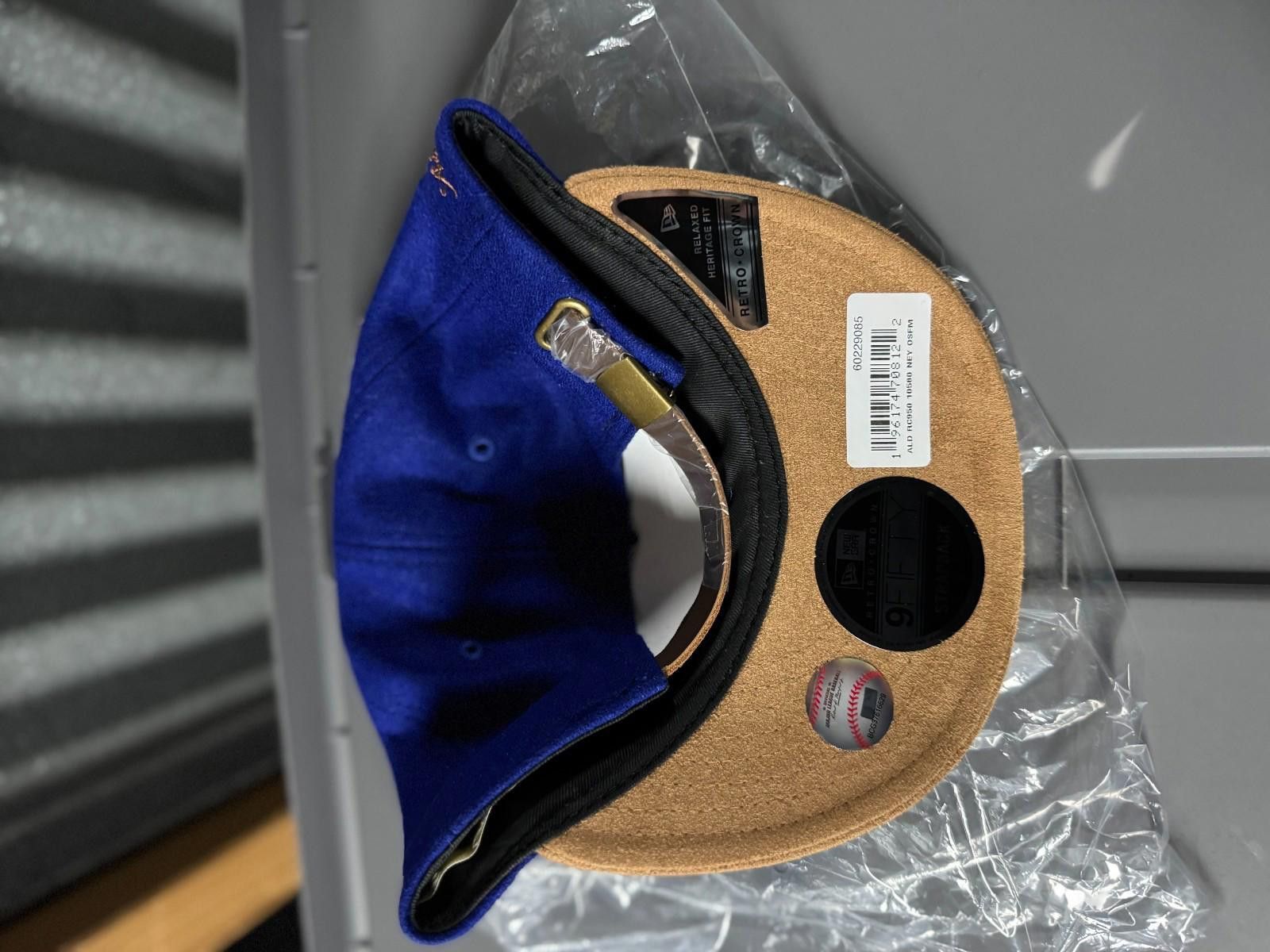 New Era Aime Leon Dore New Era Melton Wool Mets Hat Blue Size ONE SIZE - 3 Thumbnail