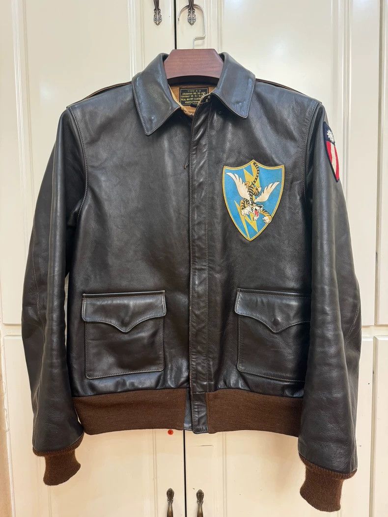 The Real McCoys A2 Pilot Jacket Size 42- DMC