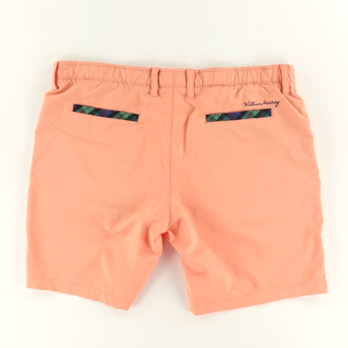 Vintage William Murray Shorts Men's 40 Peach Stretch Polyester Shell Chino Size US 40 / EU 56 - 4 Thumbnail