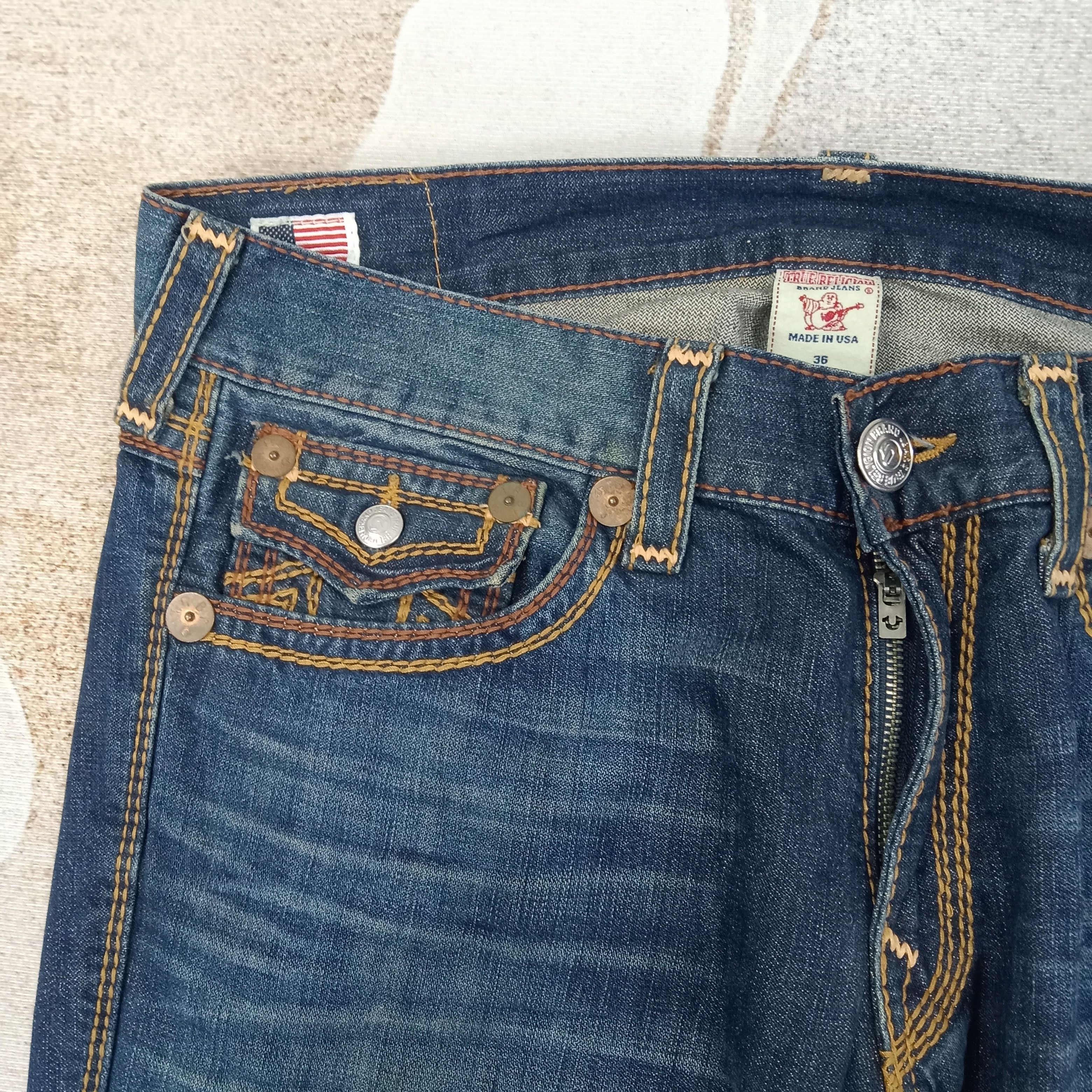 True Religion True Religion American Denim Jeans C258N5 Size US 37 - 7 Thumbnail
