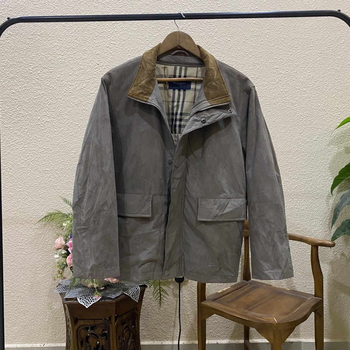 Burberry ☀️Burberry London moleskin zipper jacket Size US M / EU 48-50 / 2 - 3 Thumbnail