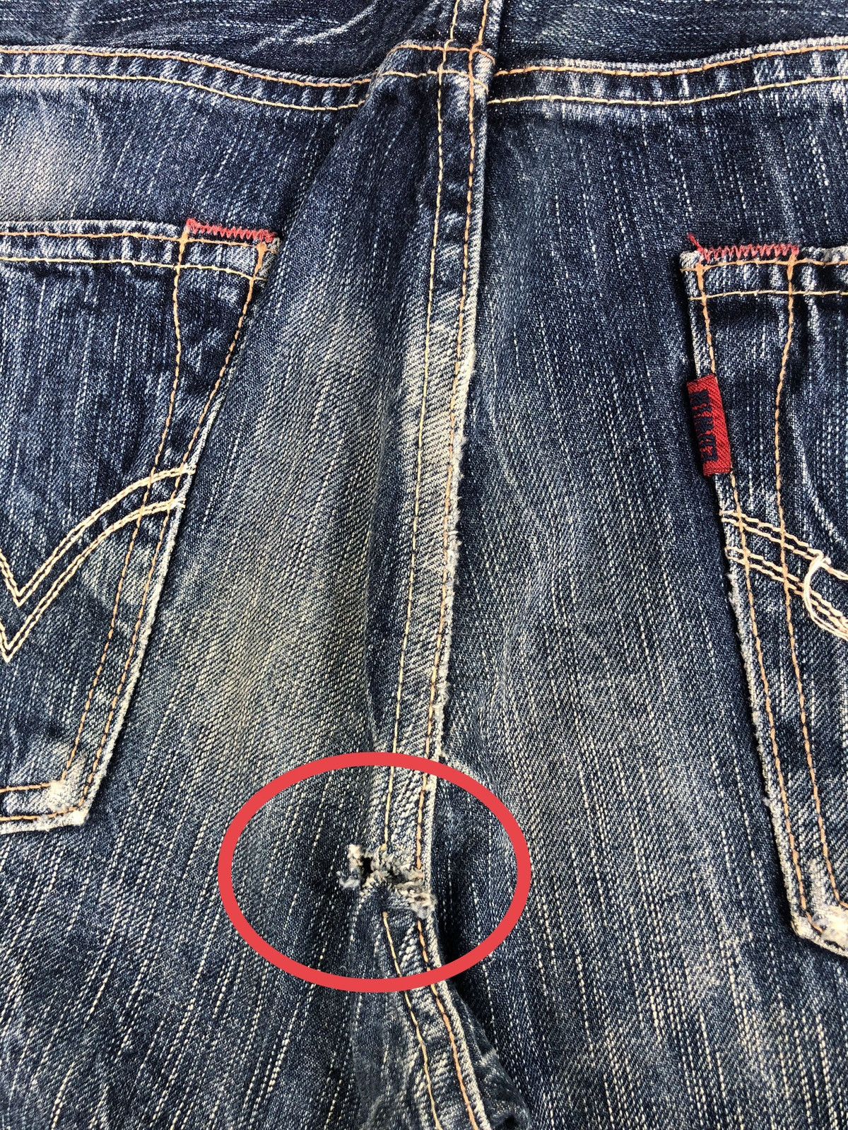 If Six Was Nine Japanese Edwin Flared Jeans Distressed Jeans Size US 34 / EU 50 - 18 Thumbnail
