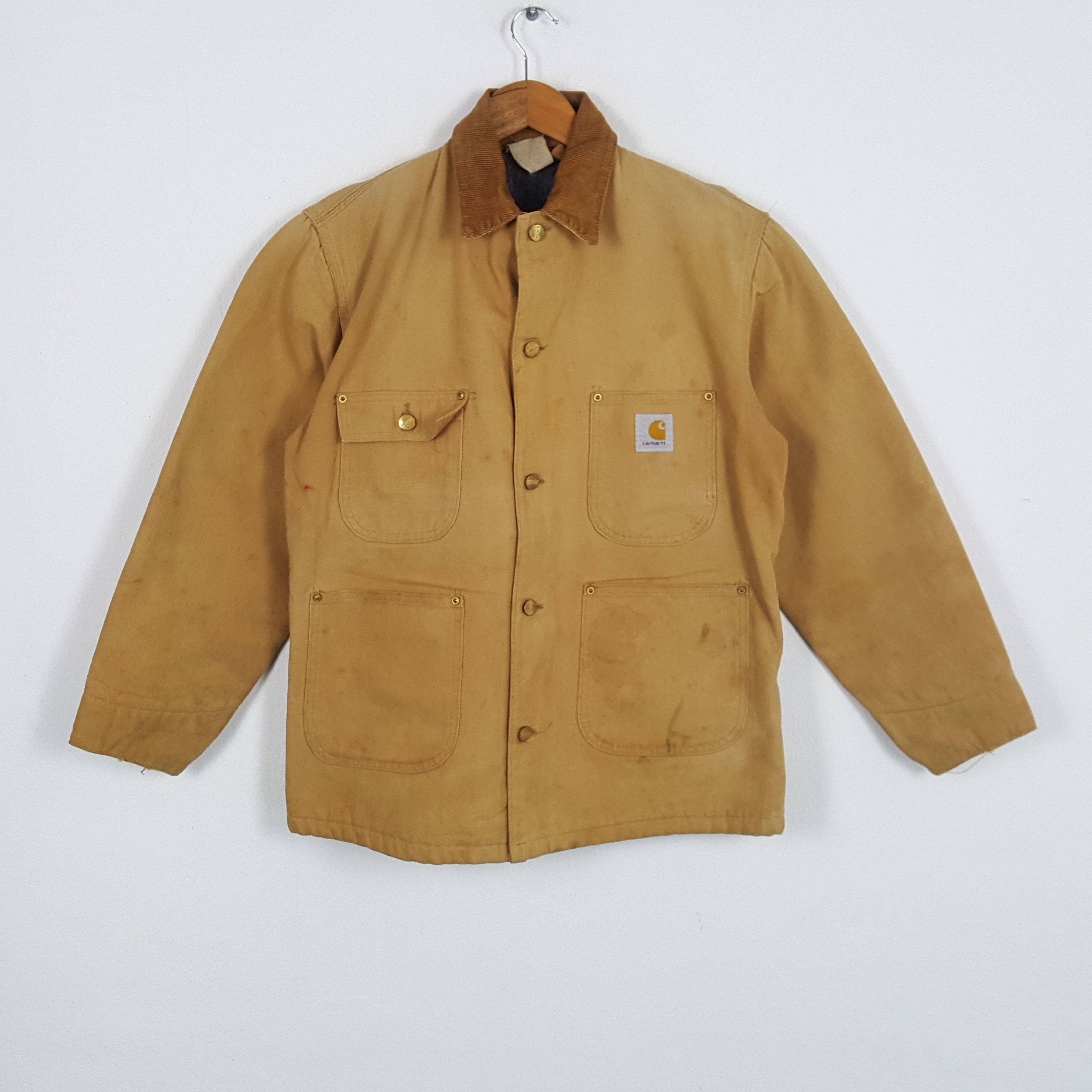 Carhartt × Vintage Vintage CARHARTT American Work Wear Style Jacket Size US L / EU 52-54 / 3 - 1 Thumbnail