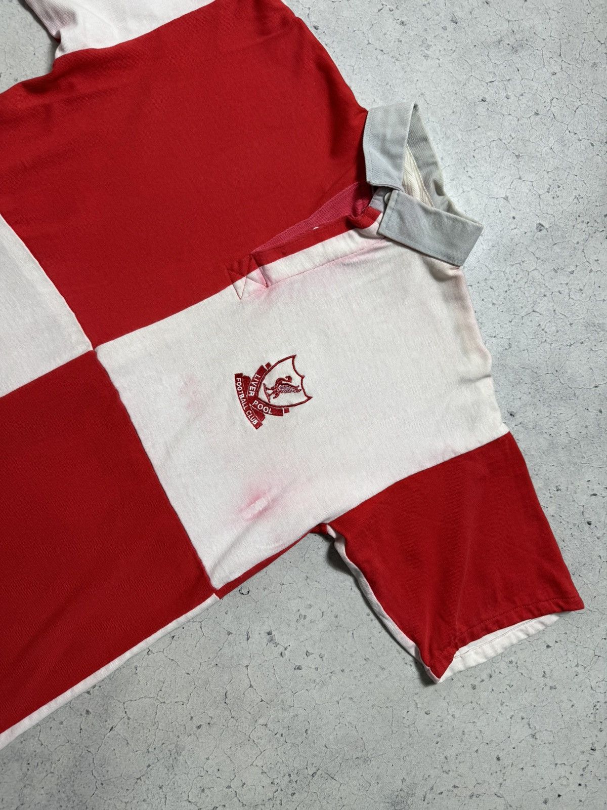 Vintage 1980’s FC Liverpool Vintage Rugby Polo Shirt Football Soccer Size US M / EU 48-50 / 2 - 6 Thumbnail