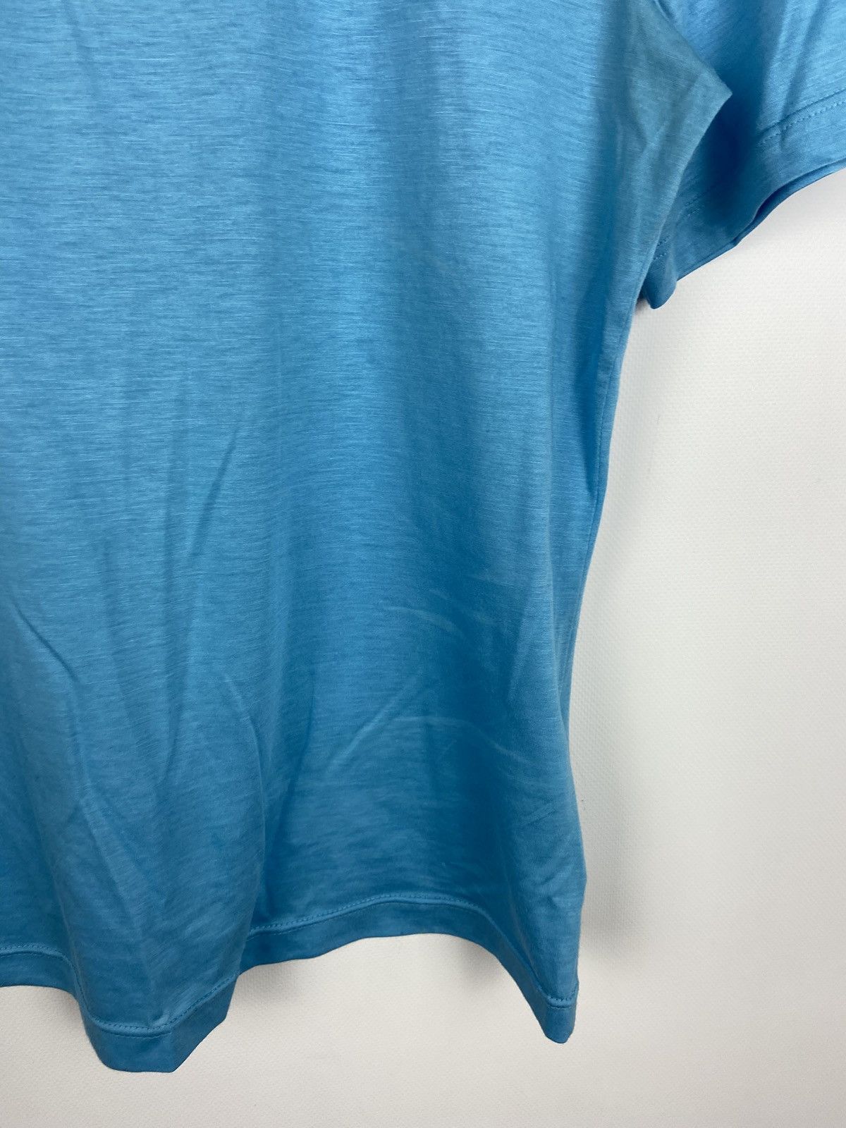 Jil Sander Jil Sander Women's Blue Crewn Neck T-Shirt Sz M Size S / US 4 / IT 40 - 6 Thumbnail