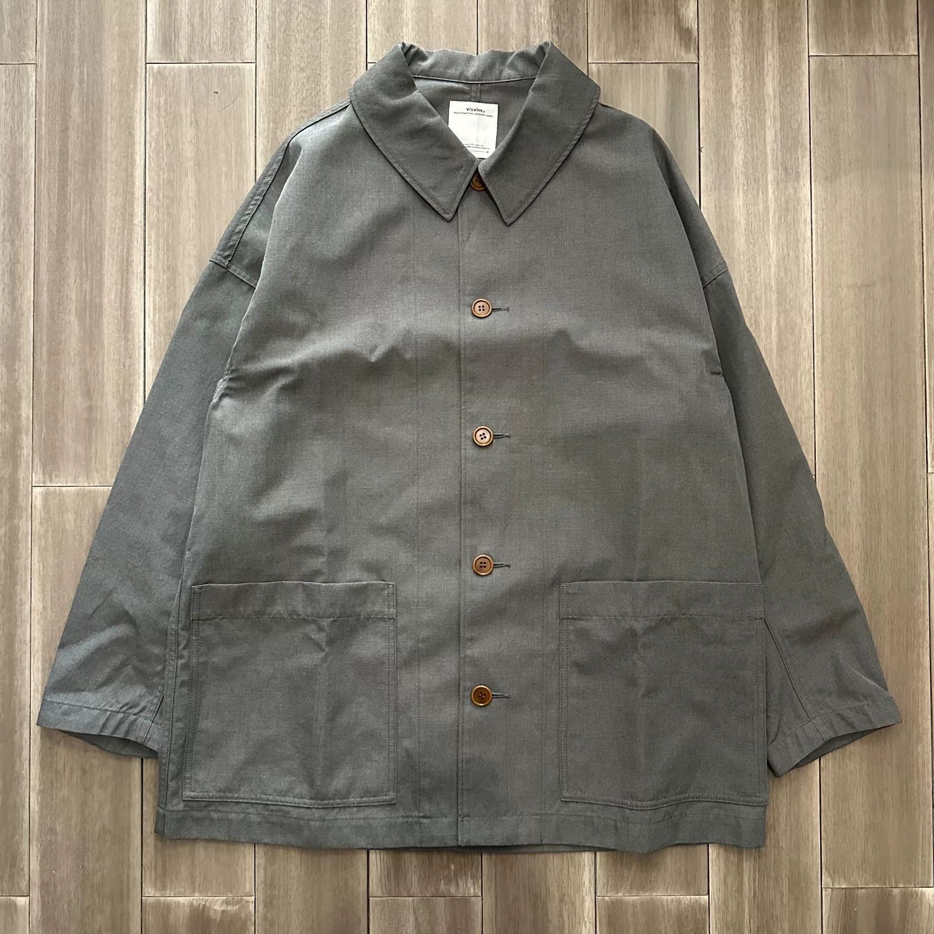 Visvim Visvim Casual Jacket in Grey Fabric Size US L / EU 52-54 / 3 - 1 Thumbnail