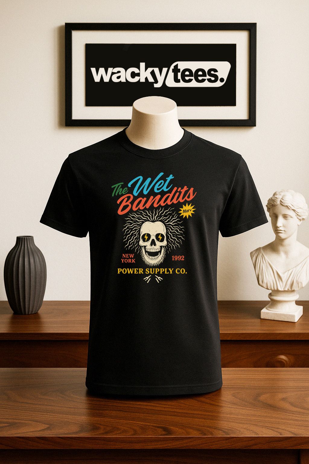 Other The Wet Bandits Power Supply Co Home Alone Graphic Tee Shirt Size US L / EU 52-54 / 3 - 1 Thumbnail