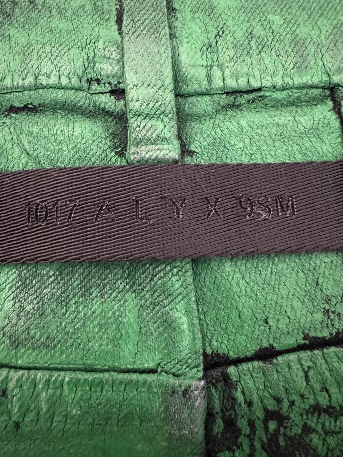 1017 ALYX 9SM 1017 ALYX 9SM Green Paint Denim Size US 32 / EU 48 - 4 Thumbnail