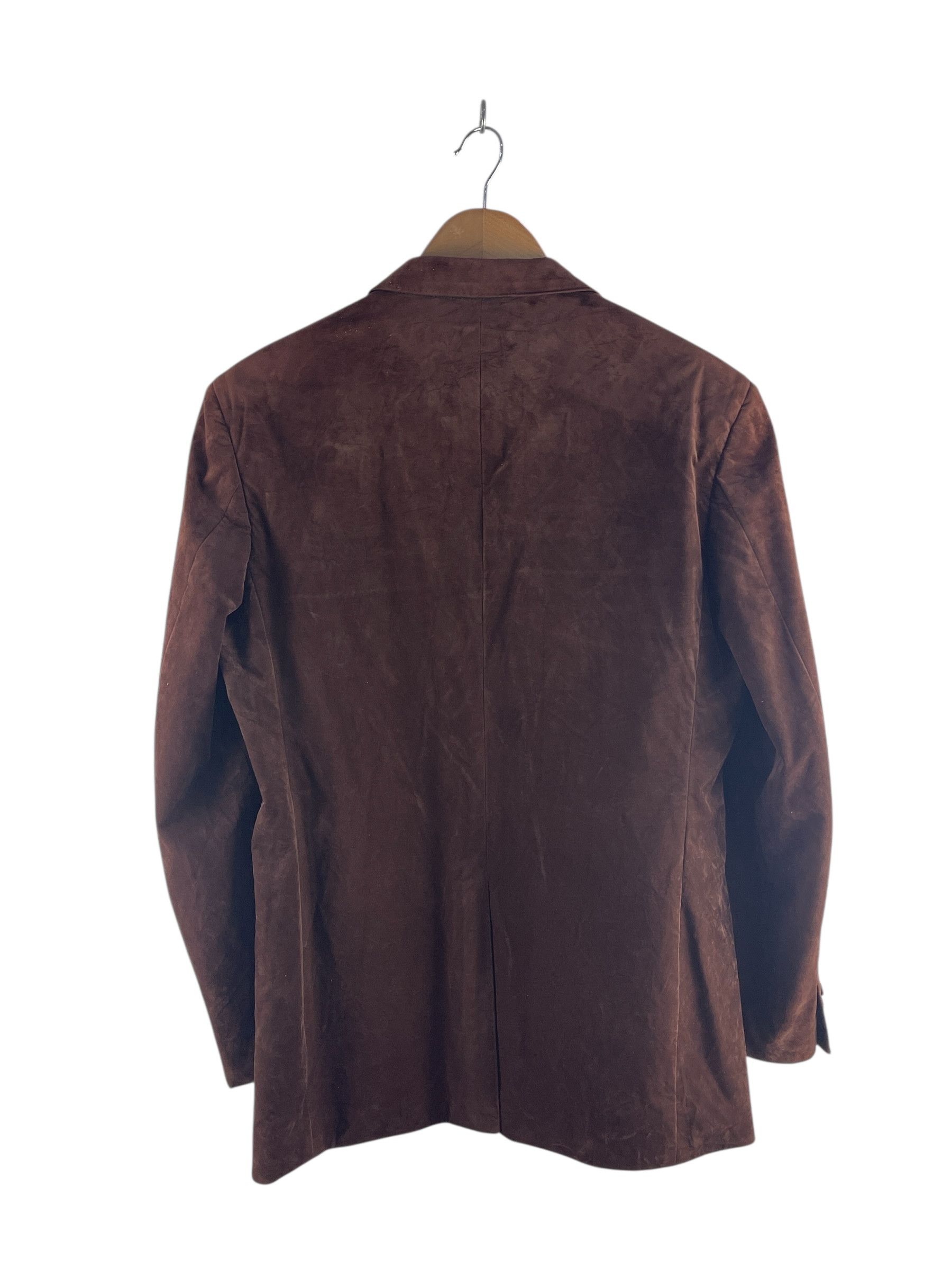 Yohji Yamamoto A.A.R Yohji Yamamoto Rayon Flock Blazer Brown Early by Yohji Size US L / EU 52-54 / 3 - 2 Thumbnail