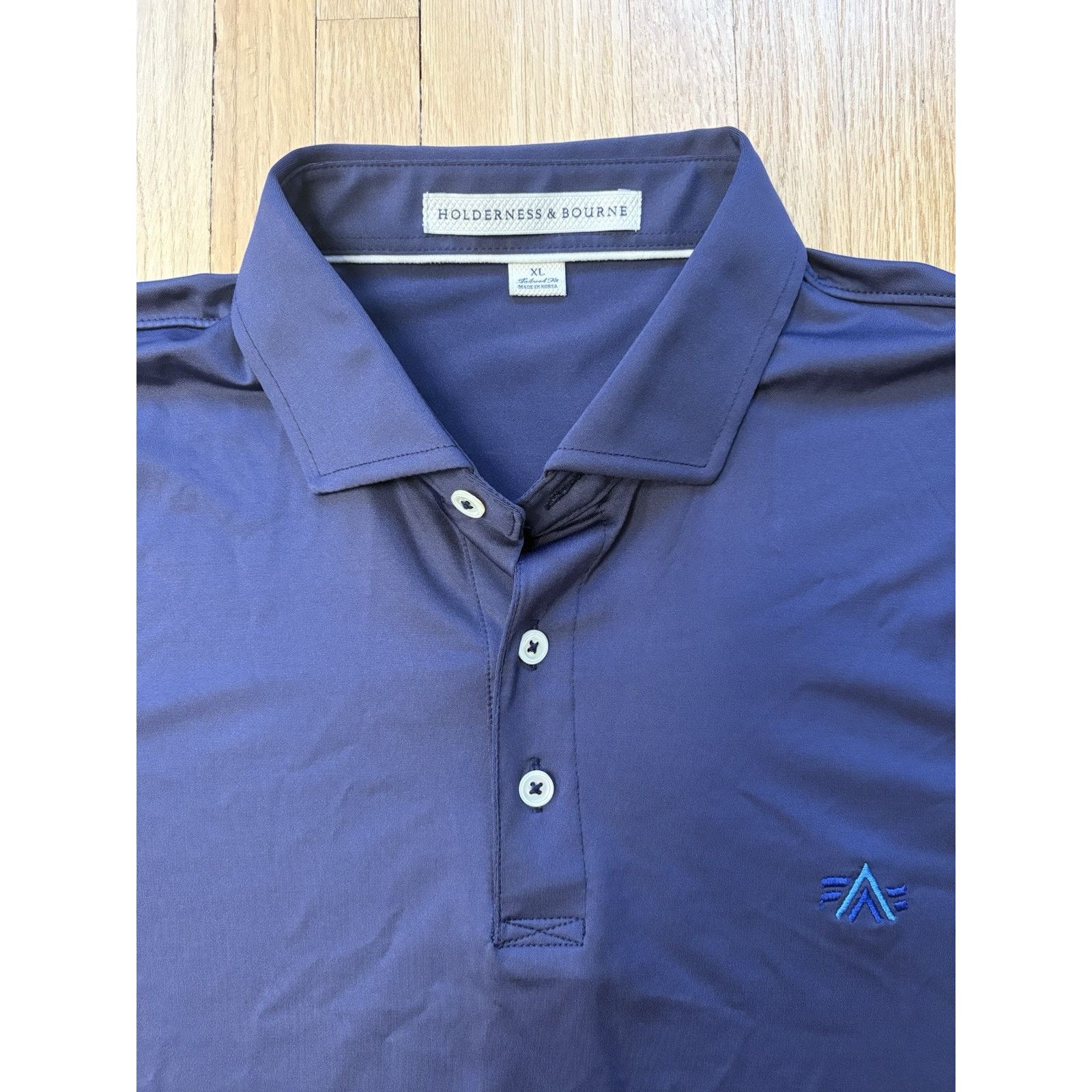 Other Holderness & Bourne Shirt Adult XL Blue Logo Men’s Golf Polo Size US XL / EU 56 / 4 - 6 Thumbnail