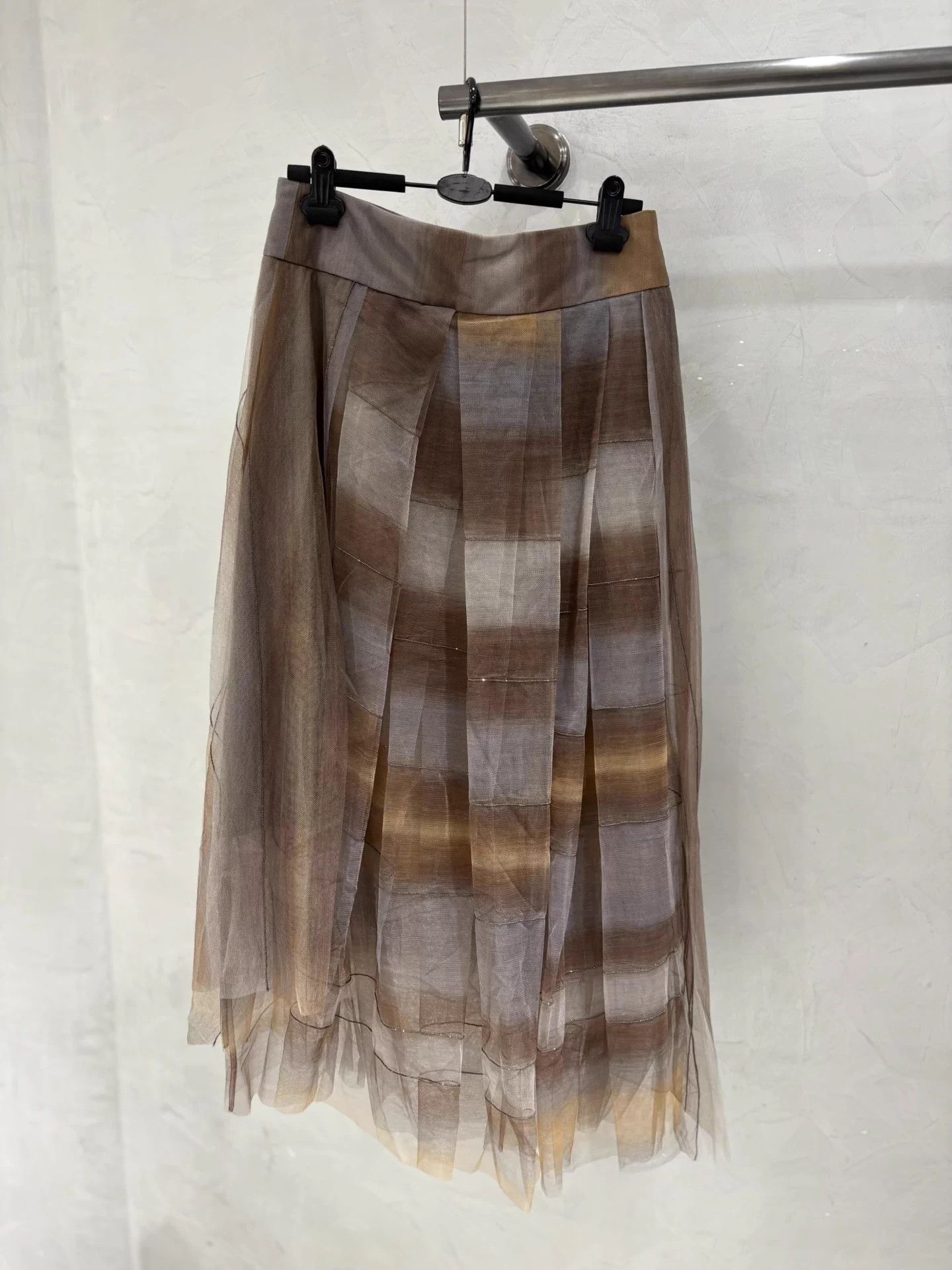 Brunello Cucinelli Brunello Cucinelli beaded tulle dress new with tags 36 Size XS / US 0-2 / IT 36-38 - 2 Thumbnail