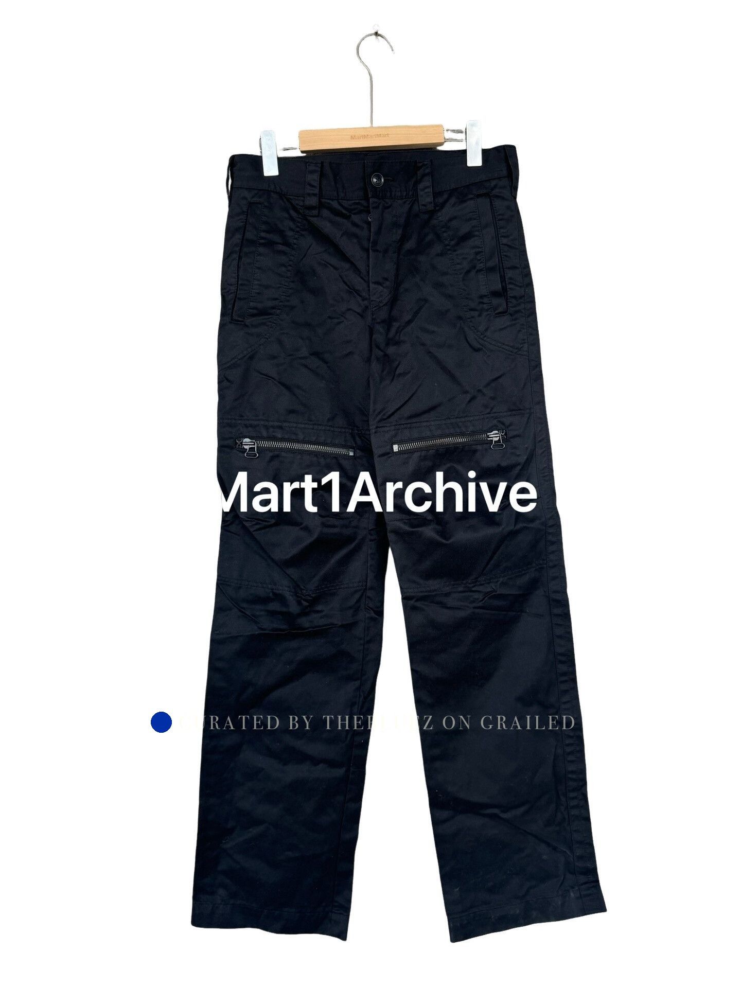 Y's Black Cargo Pants in Size 32 Size US 32 / EU 48 - 1 Thumbnail