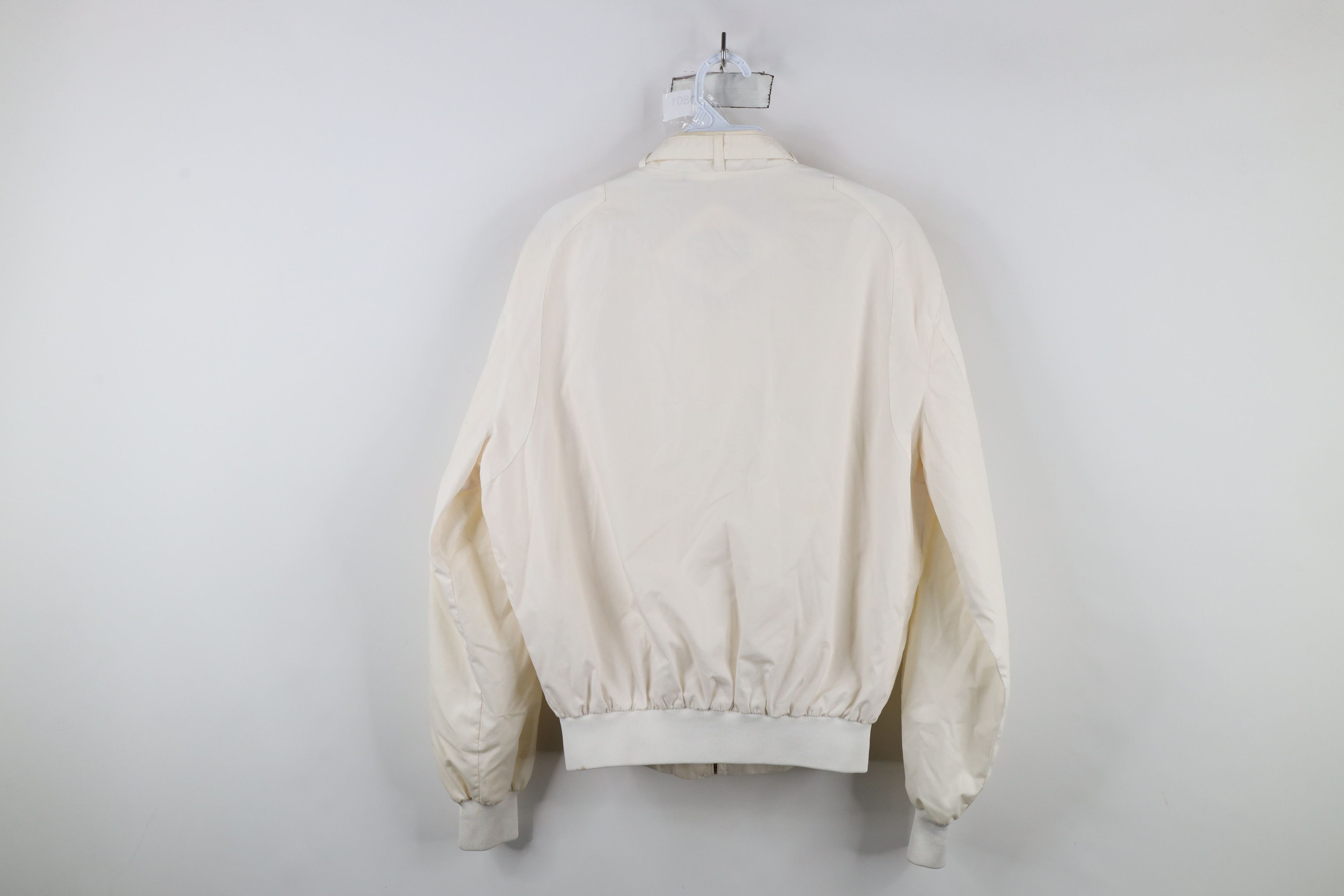 Members Only × Vintage Vintage 90s Members Only Cafe Racer Bomber Jacket White Size US L / EU 52-54 / 3 - 17 Thumbnail