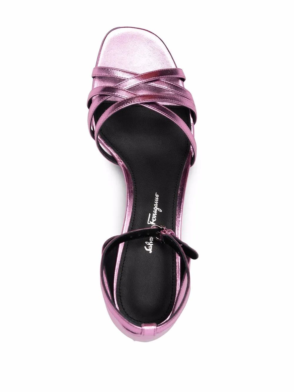 Salvatore Ferragamo o1y0426 Buckle-fastening Ankle Strap Sandals in Pink Size US 5 / IT 35 - 4 Thumbnail