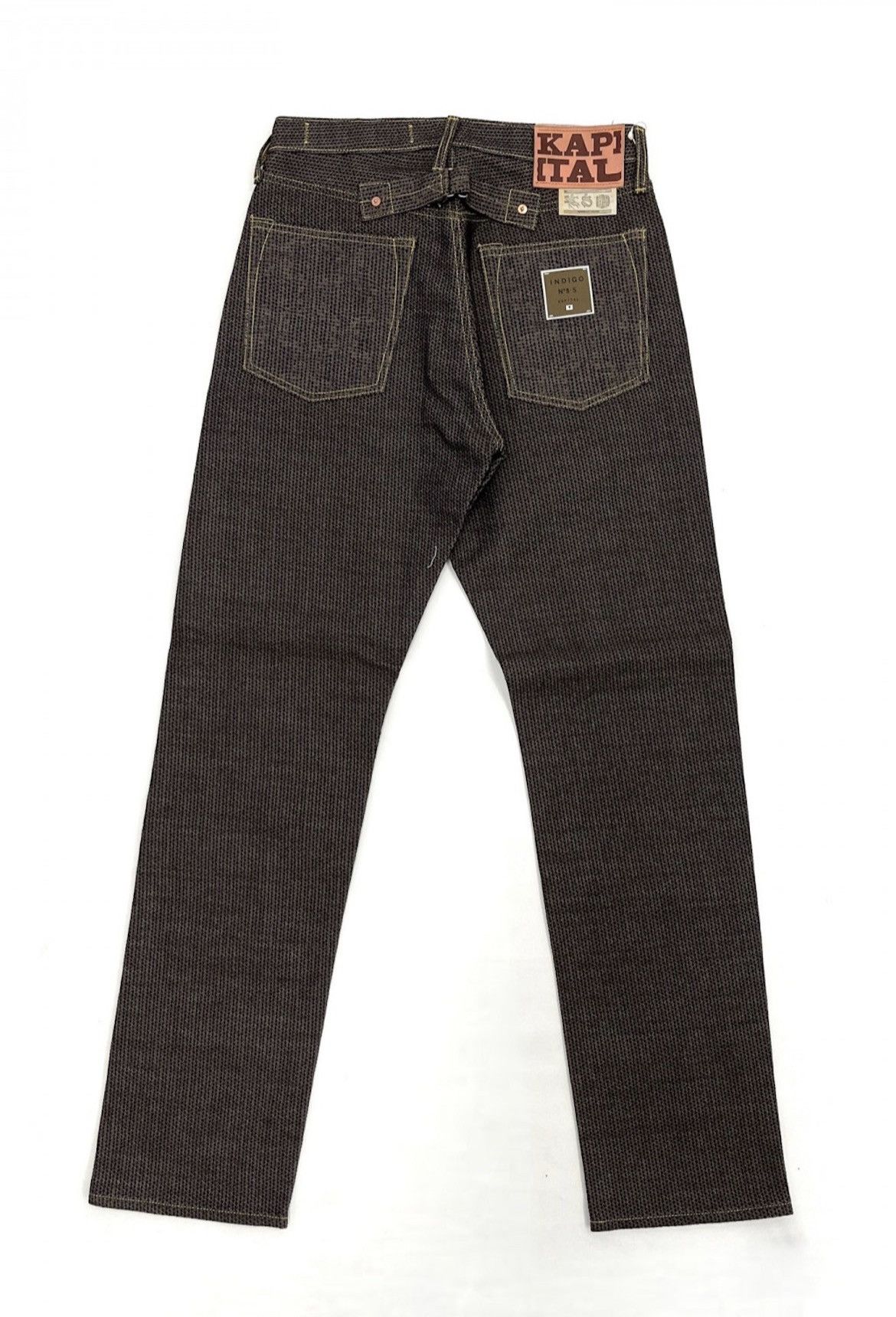 Kapital × Kapital Kountry KAPITAL CENTURY DENIM MONKEY CISCO N5S- BROWN Size US 34 / EU 50 - 1 Thumbnail