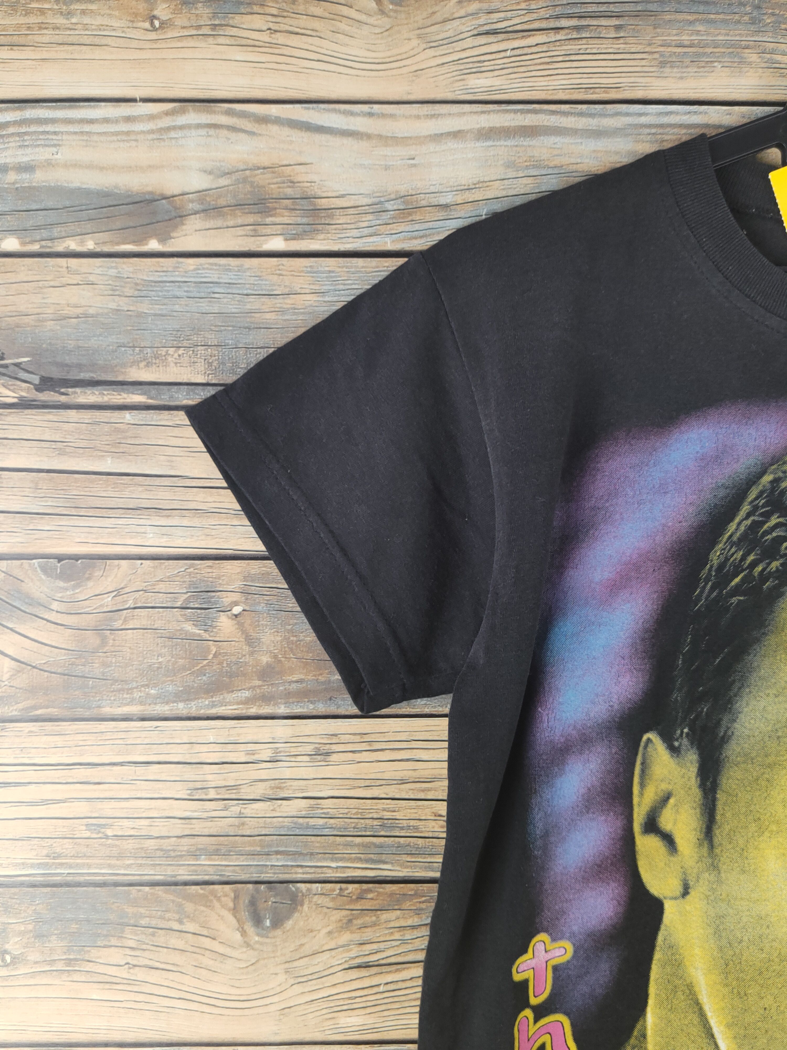 WWF DL vintage wwf Black The Rock Short Sleeve T-shirt #2772 Size US S / EU 44-46 / 1 - 5 Thumbnail